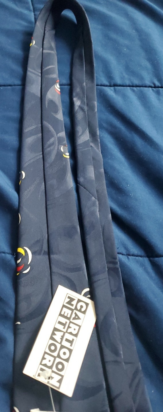 NWT Hanna Barbera Yogi Bear Jetsons Flintstones Scooby Doo Cartoon Necktie