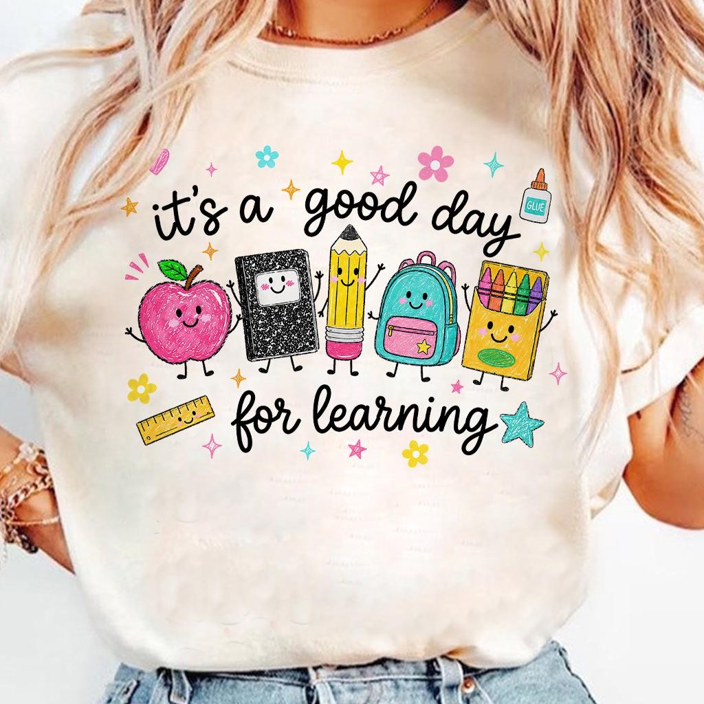 Teacher Shirt Good Day For Learning Back To School Tee