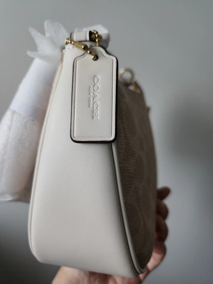 NWT Coach Teri Shoulder Bag In Signature Canvas CV933 Ship From US