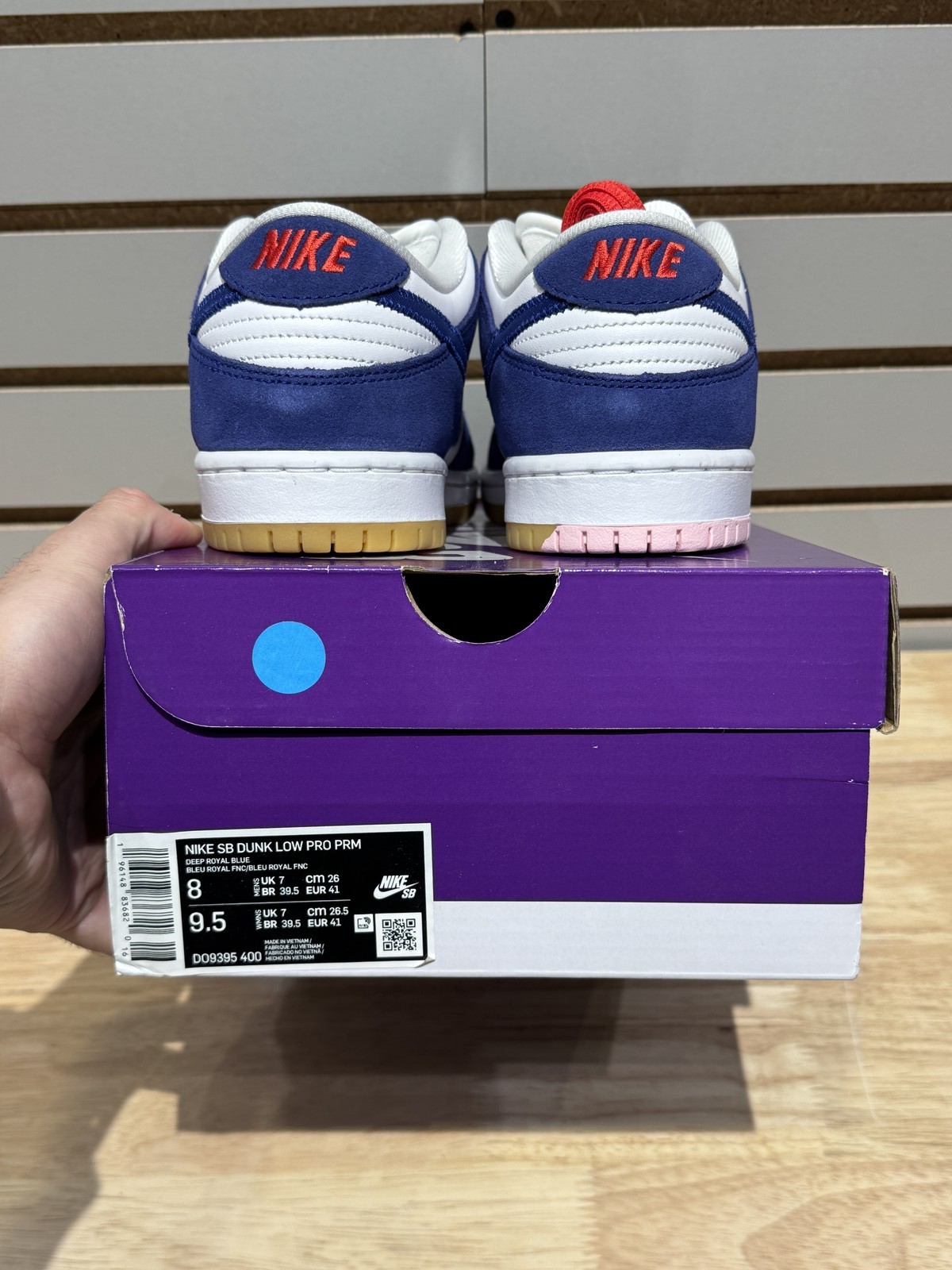 Size 8M/9.5W – Nike SB Dunk Low Los Angeles Dodgers Sz 8 DO9395-400