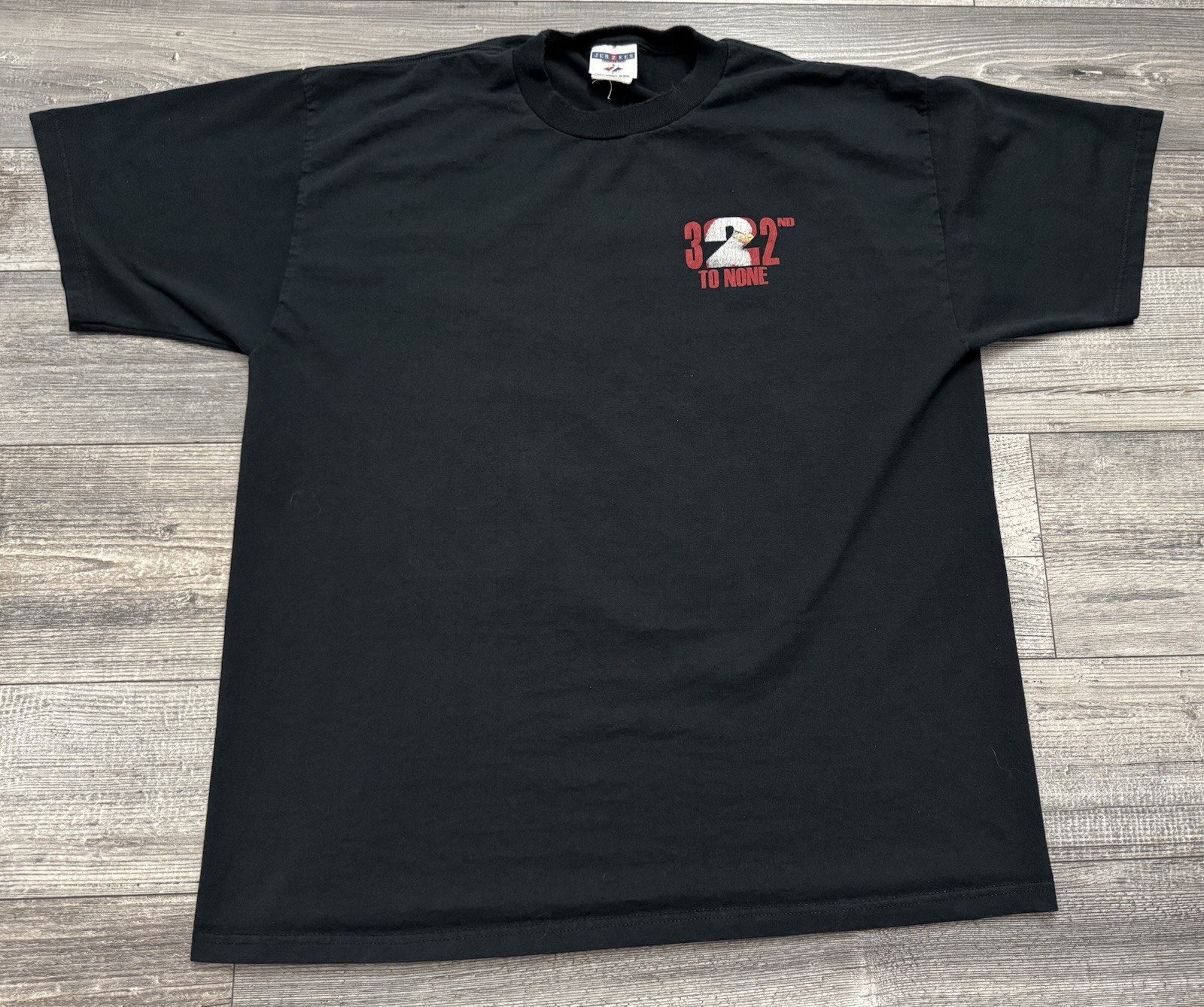322nd TRS Training Squadron Shirt Mens Size XL Second To None Eagle Black Tee