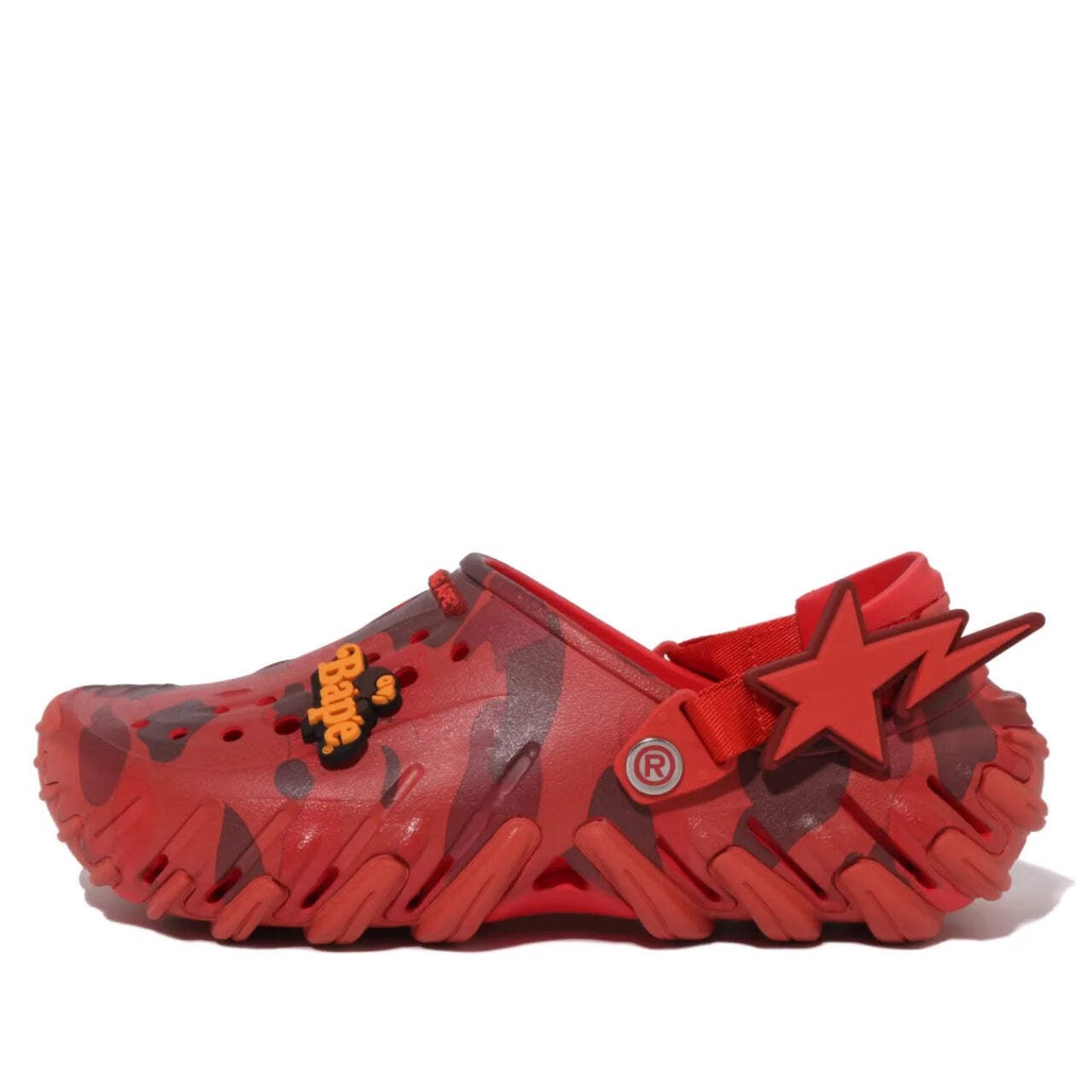 213140 8C1 Crocs Echo RO Clog Bape Flame Camo