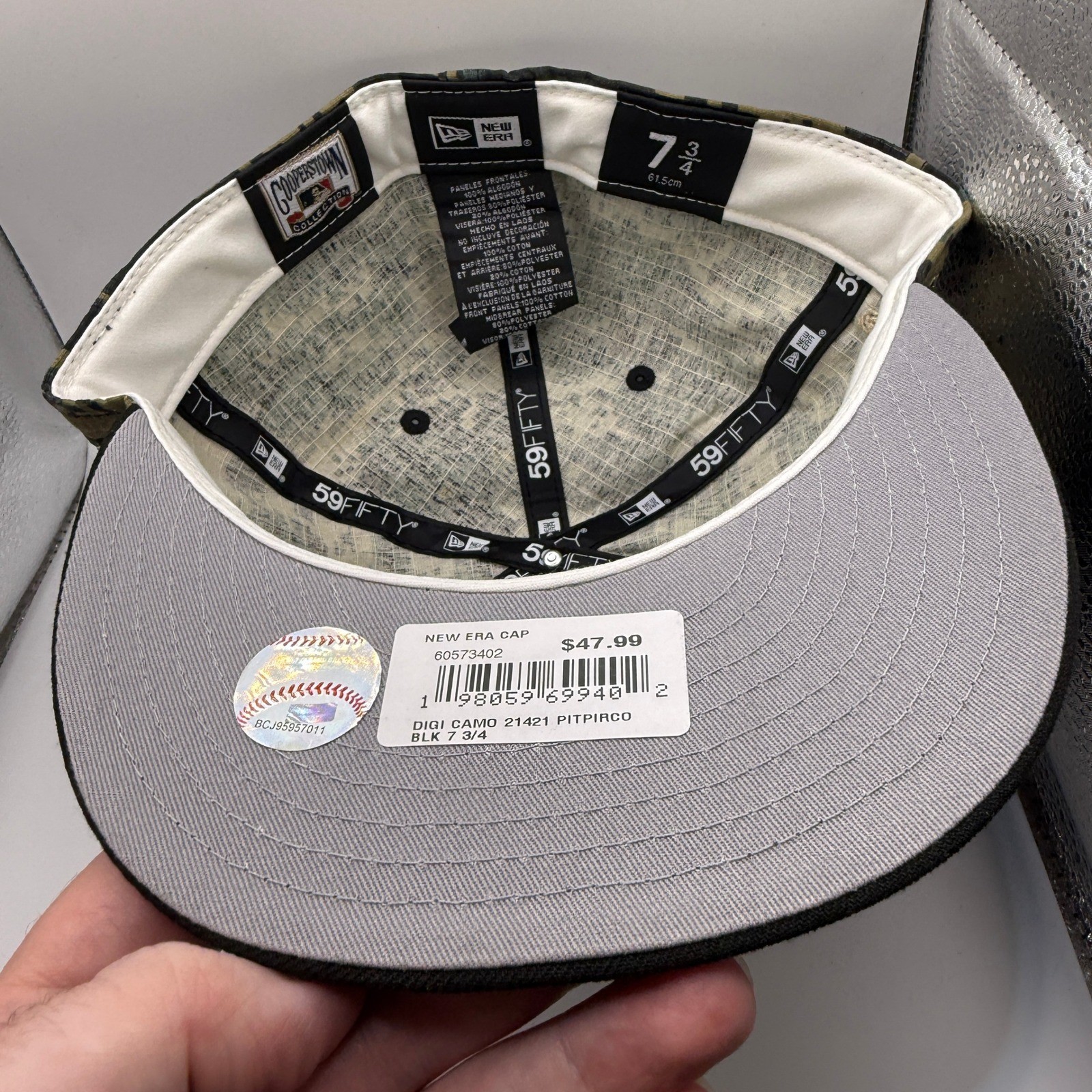 New Era 59FIFTY Pittsburgh Pirates 2006 All Star Game Digi Camo Hat 7 3/4 NEW