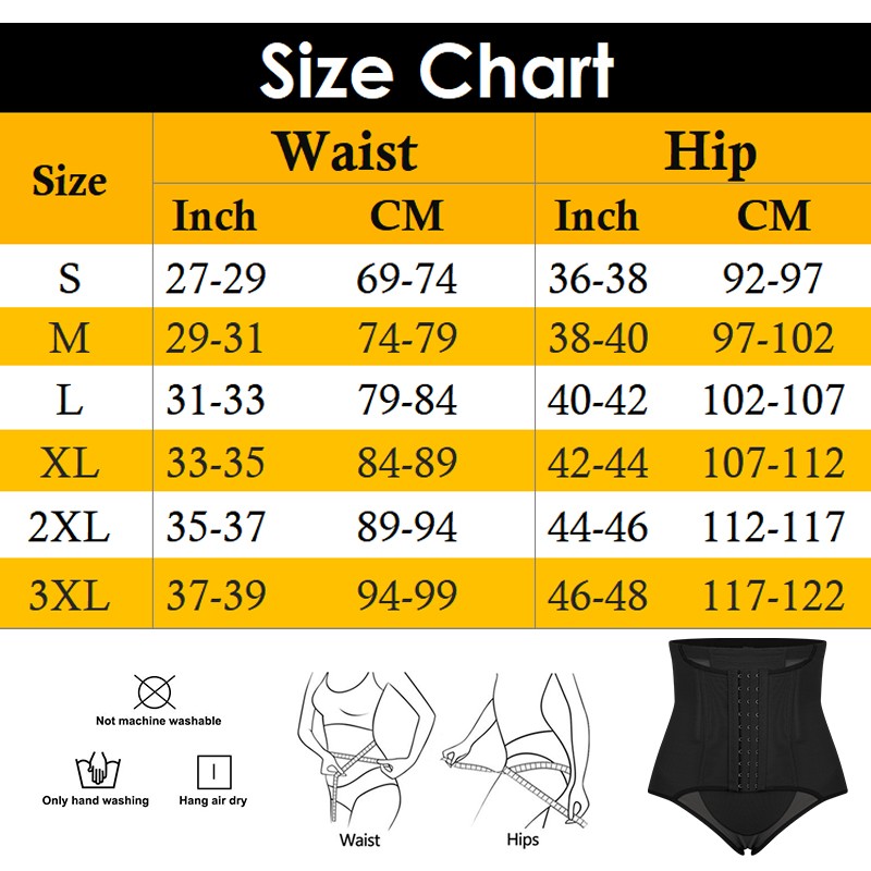 Women High Waisted Butt Lifter Shapewear Panty Girdle Tummy Control Body Shaper