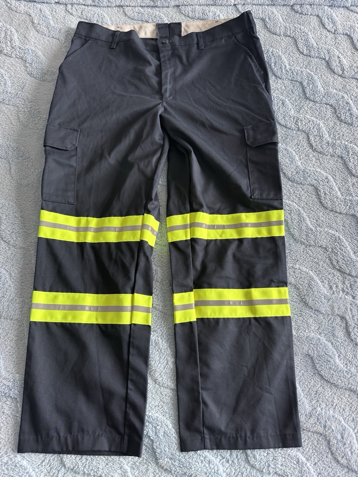 Red Kap Navy Blue High Visibility Cargo Work Pants PT88EN0 42×32
