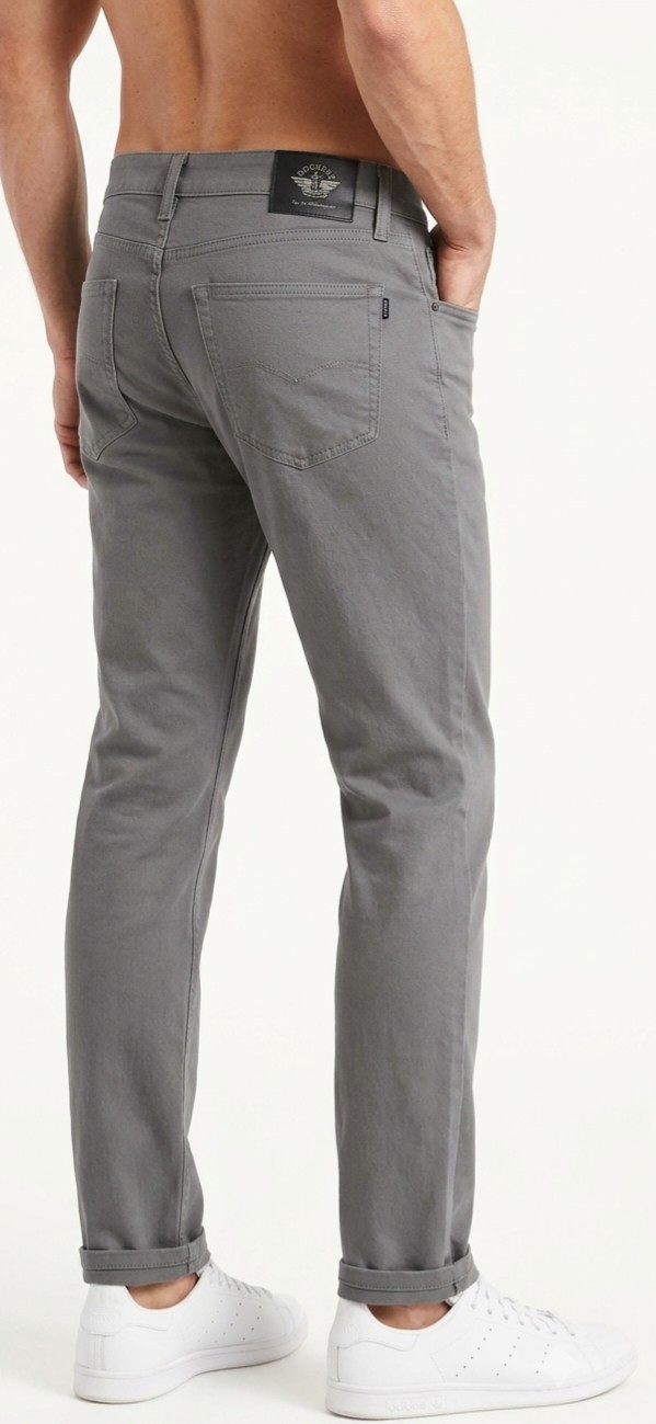 ​Dockers Men’s Gray Chino Pants Classic Fit Flat Front Size 32