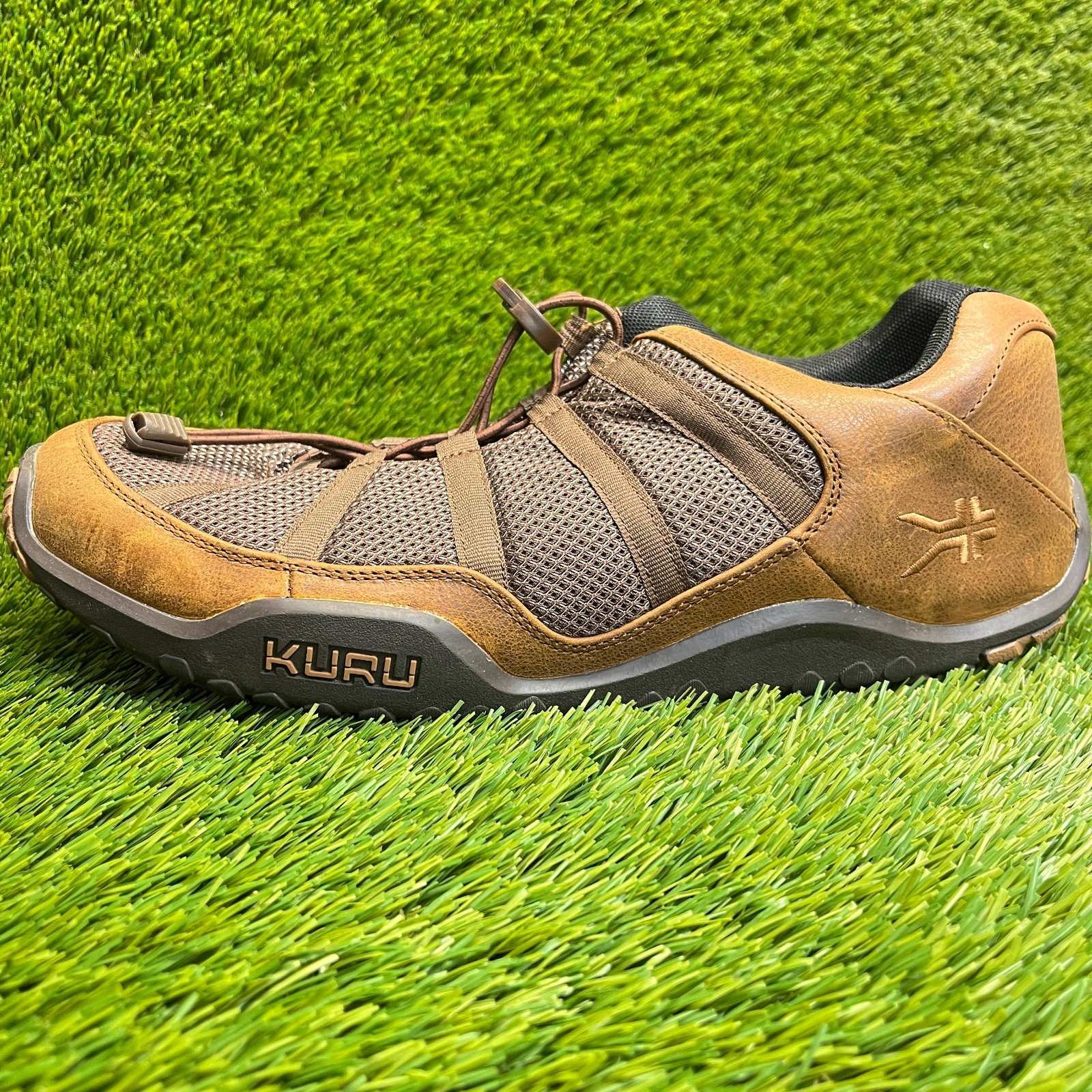 Kuru Chicane Mens Size 13.5 Brown Black Athletic Running Walking Shoes Sneakers