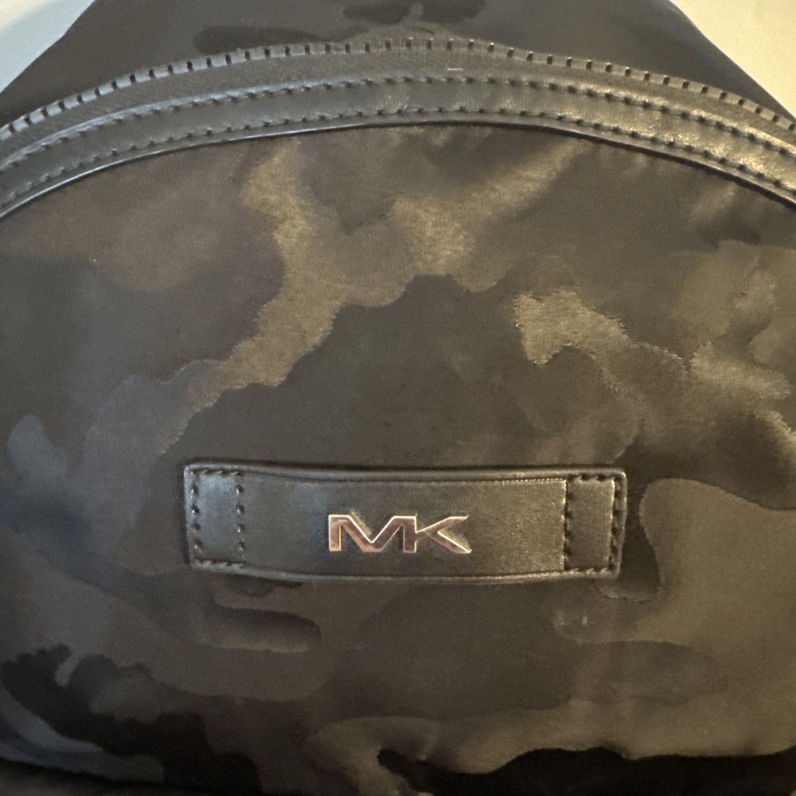 Michael Kors Kent Nylon Large Backpack Camo Black 37S0LKNB2U