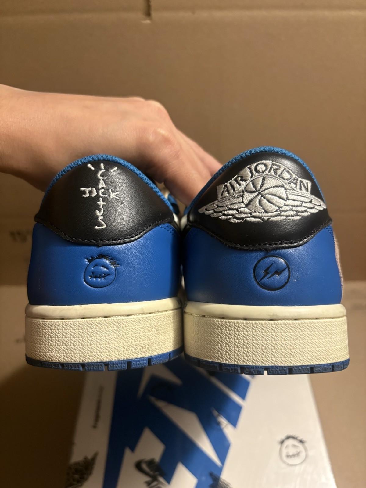 11M CLEAN Travis Scott Air Jordan 1 Low Fragment Dm7866-104