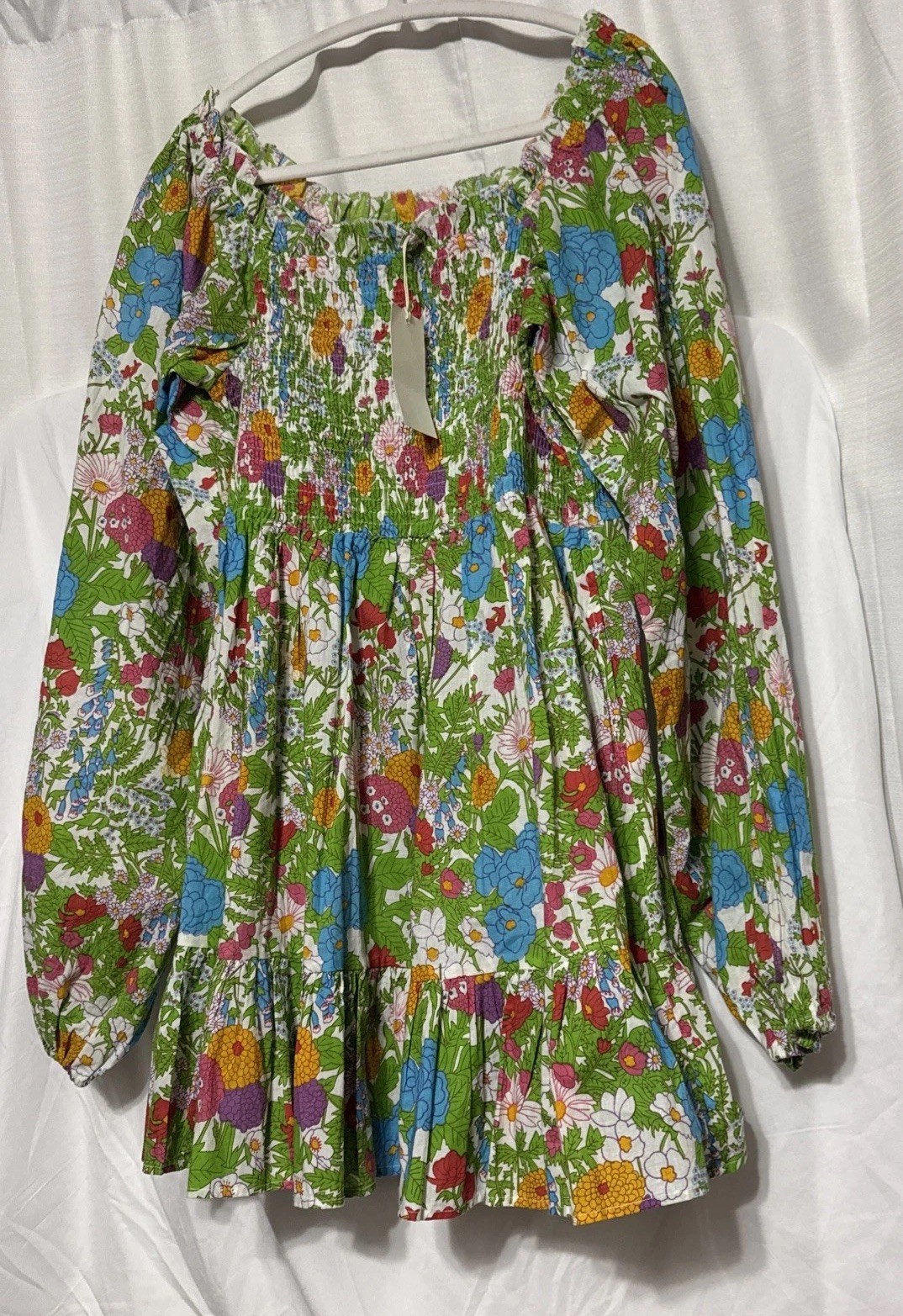 Mille , Calista Dress In Summer Garden , Women’s Size Large, Resort & Travel