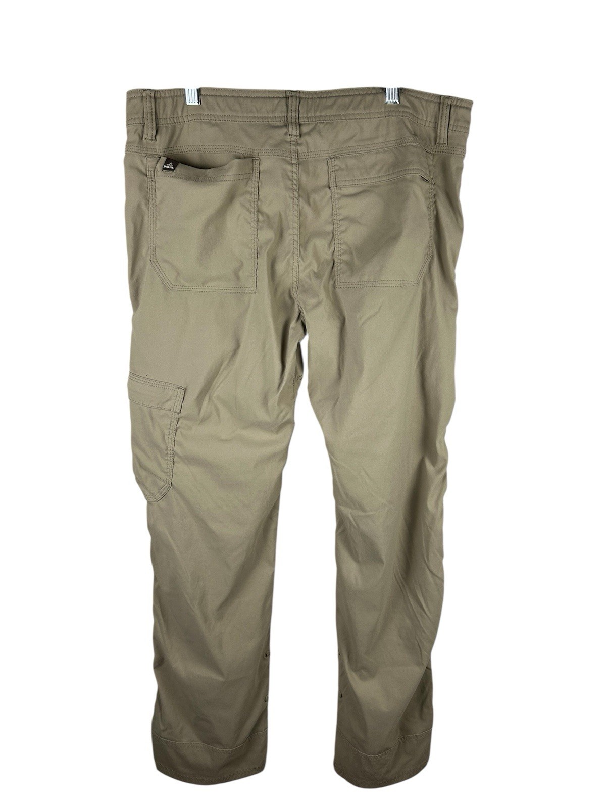 prAna Men’s Zion Stretch Pants Cargo Pants 36W X 34L, Hiking Outdoor In Beige