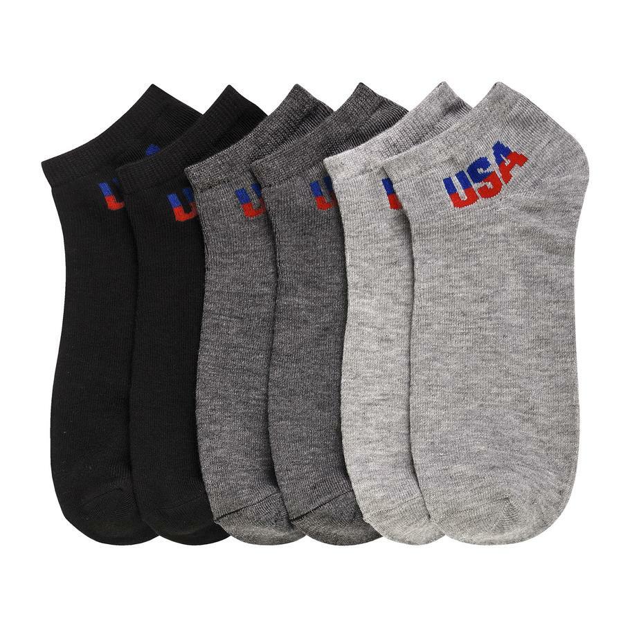 12 Pairs Men’s Mixed Assorted Designs Color Ankle Low Cut Soft Stretchy Socks