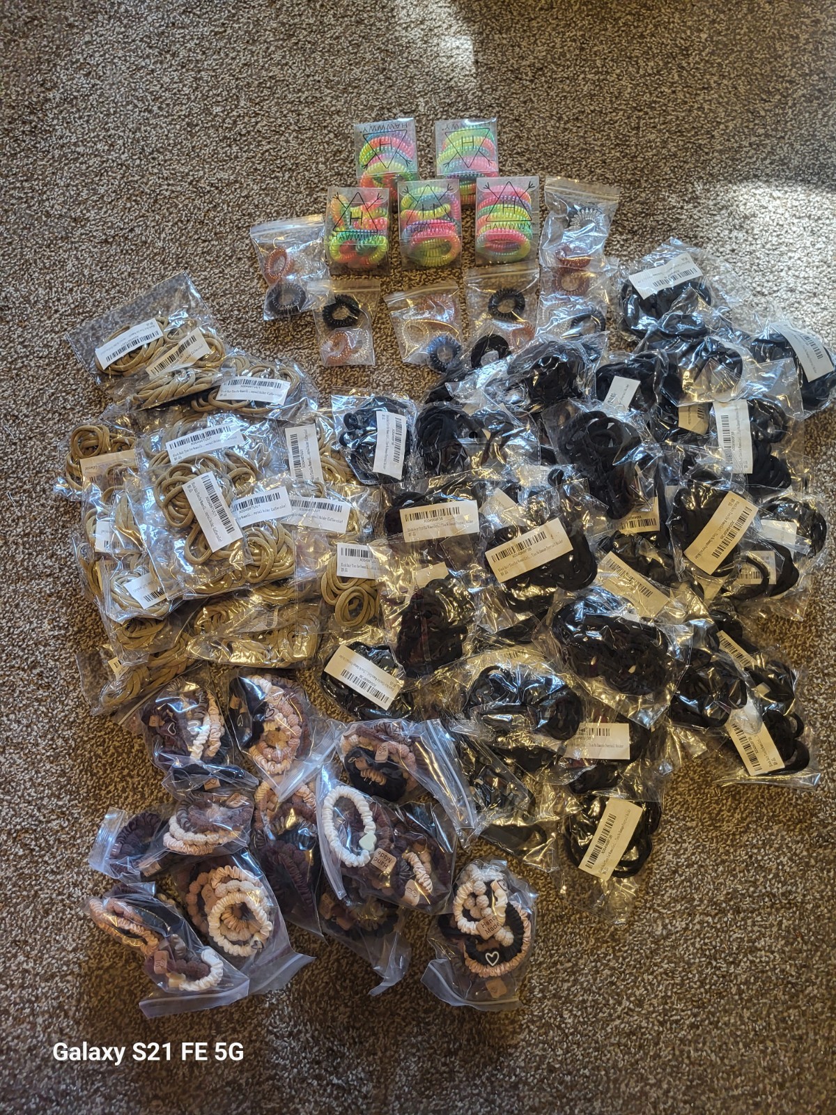 Huge Lot Of Hair Accessories. Over 150 Packs. All New Items. Some Multi Packs.