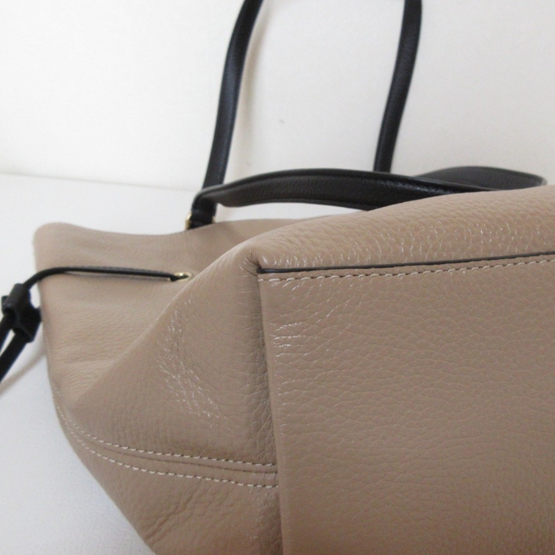 COACH Andy Tote Leather Tote Bag CA165 Beige Ladies Vintage Used