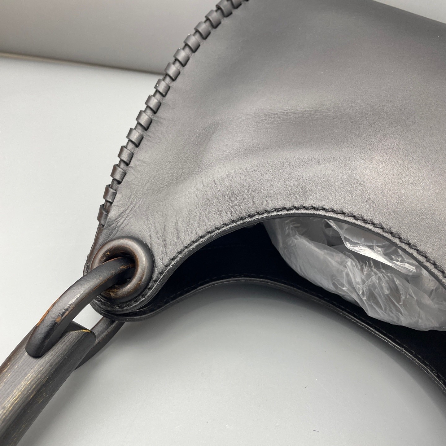 Gucci Pre-Owned Authentic Underarm Bag Black 29*23*11cm Free Tracked Shipping
