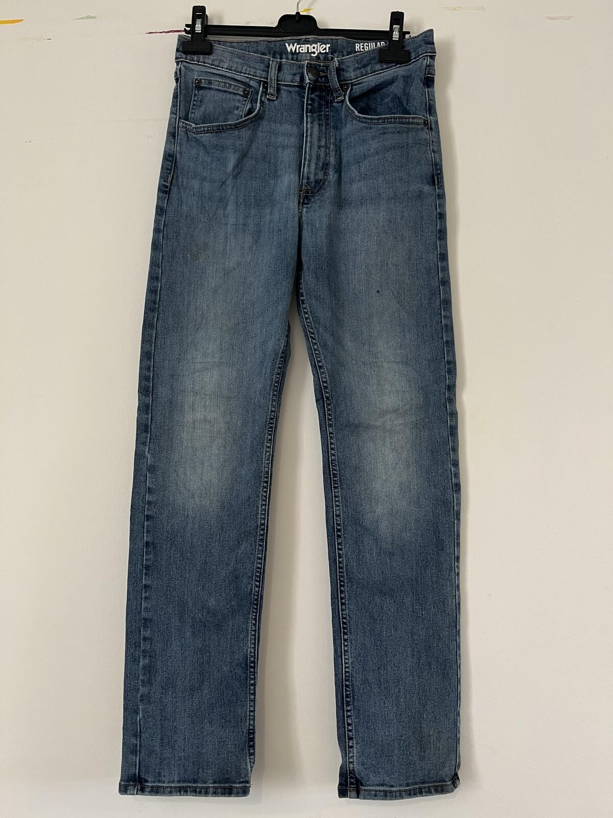 Wrangler Jean Blue Denim 30×32 Straight Leg Grade B #61