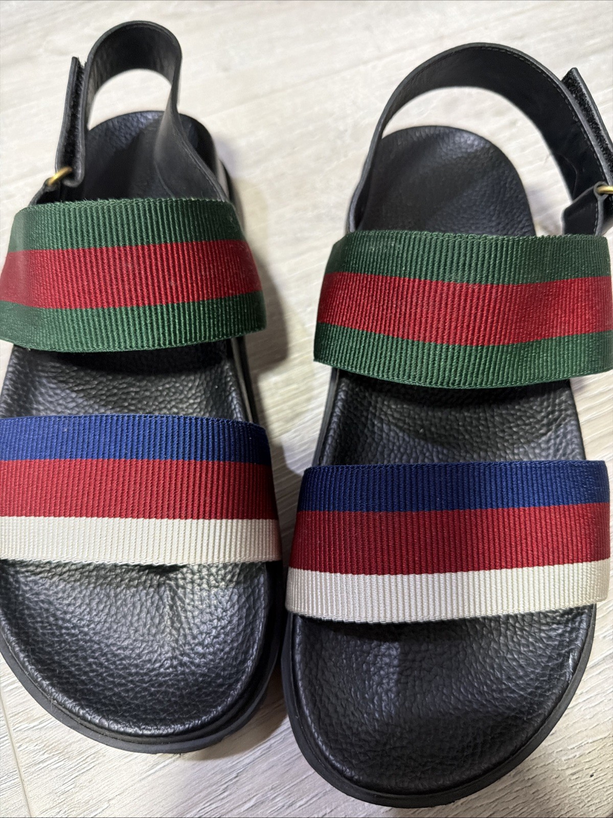 Gucci Men’s Web Sandals