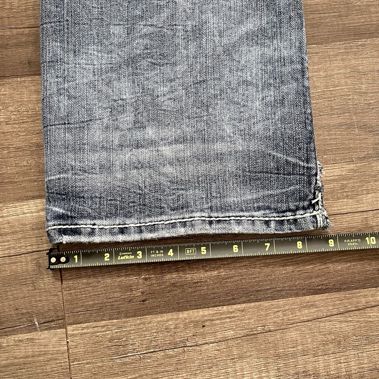 Rock Revival Mens “Rattan” Slim Bootcut Jeans Mens 32×30 Blue Denim