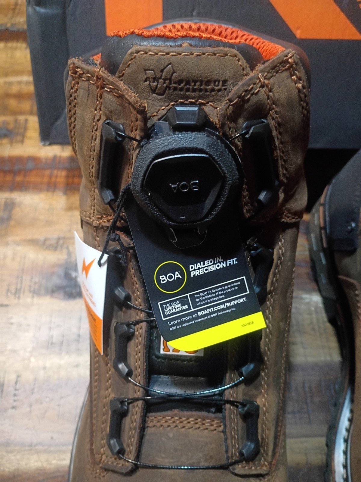Mens Timberland Pro Boondock BOA Waterproof Composite Toe Brown Boot Sz 12 Wide