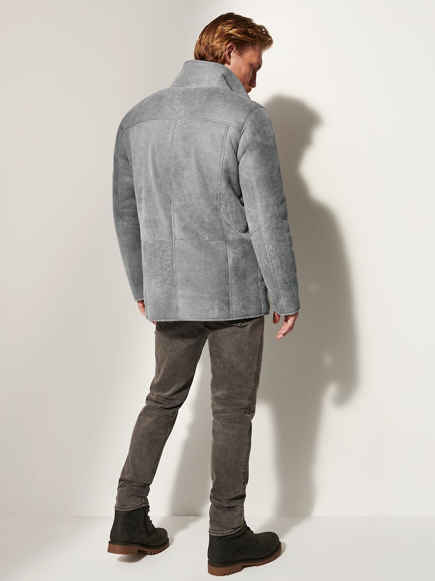MENS Pierre Sheepskin Coat-Premium Leather & Cozy Warmth