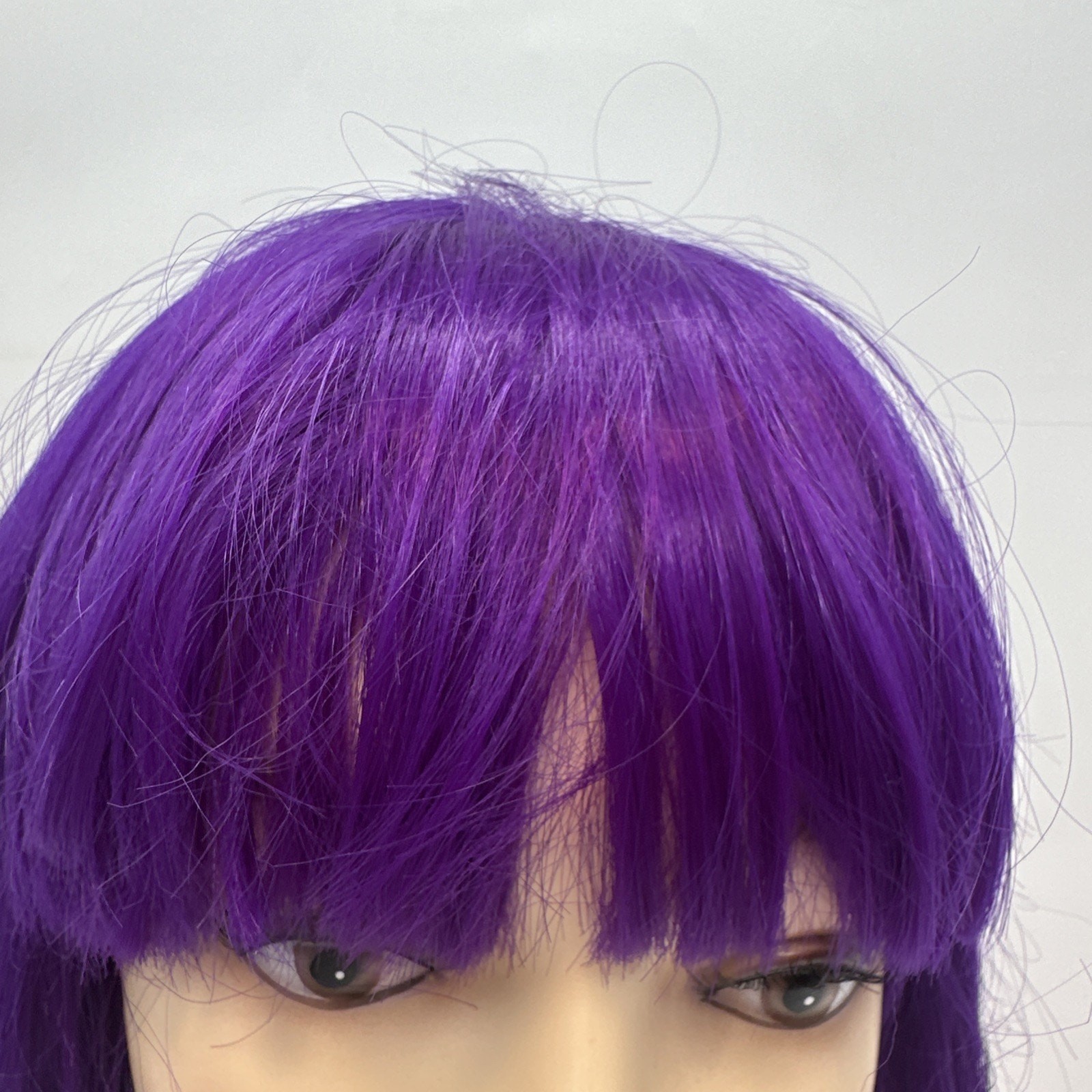 Wig Purple Bob Style Synthetic Fiber Mardi Gras Costume Cos Play Halloween Wig