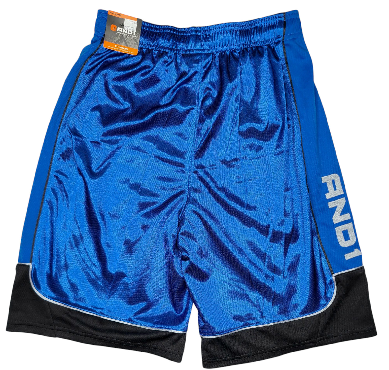 And1 #11718 NEW Men’s Multicolor Elastic Waist Drawstring 11″ Inseam Shorts