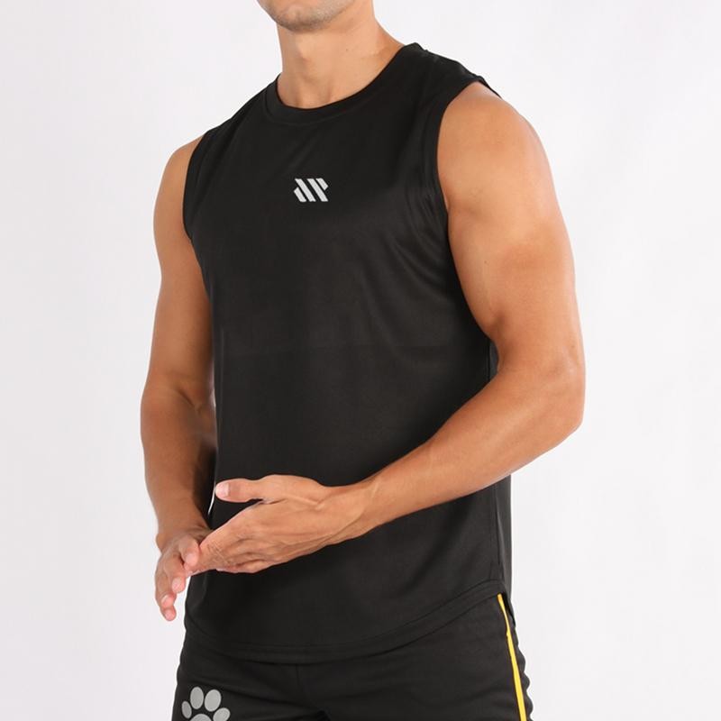 Men’s Mesh Bodybuilding Stringer – Quick‑dry Sleeveless Gym Fitness Vest