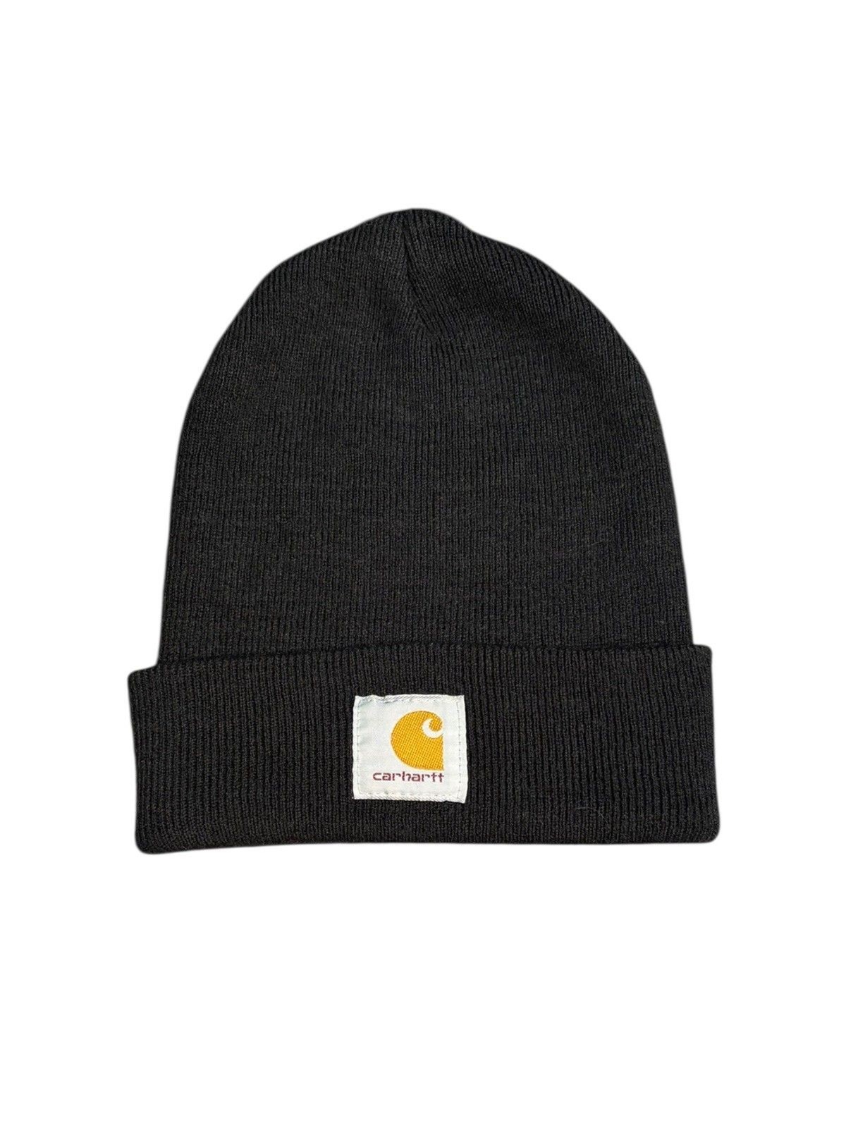 Carhartt Unisex Knit Cuffed Beanie Classic Hat Cap (Black)