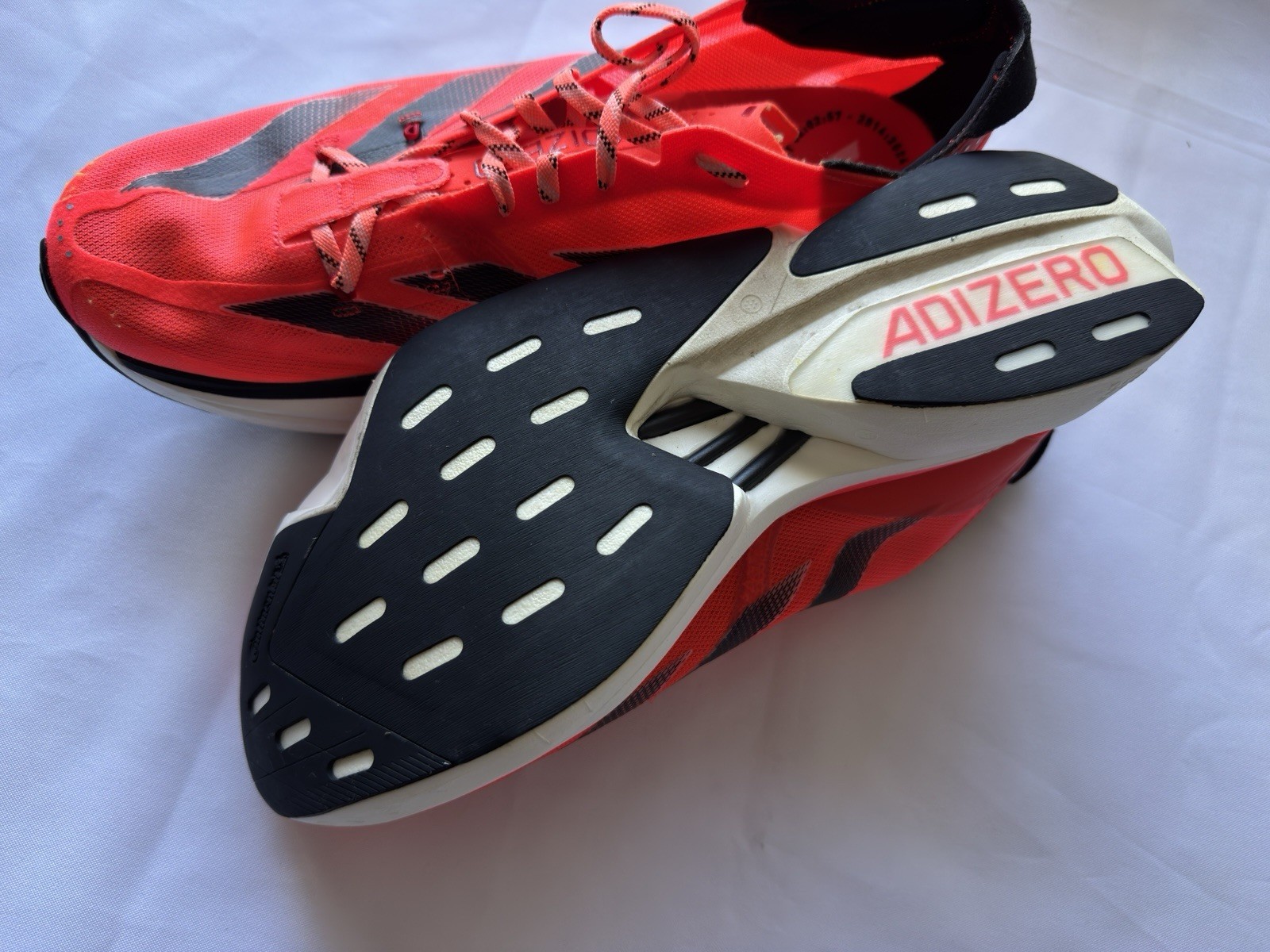 adidas Adios Pro 3 Men’s Running Shoe Size 13 (Red/Black)