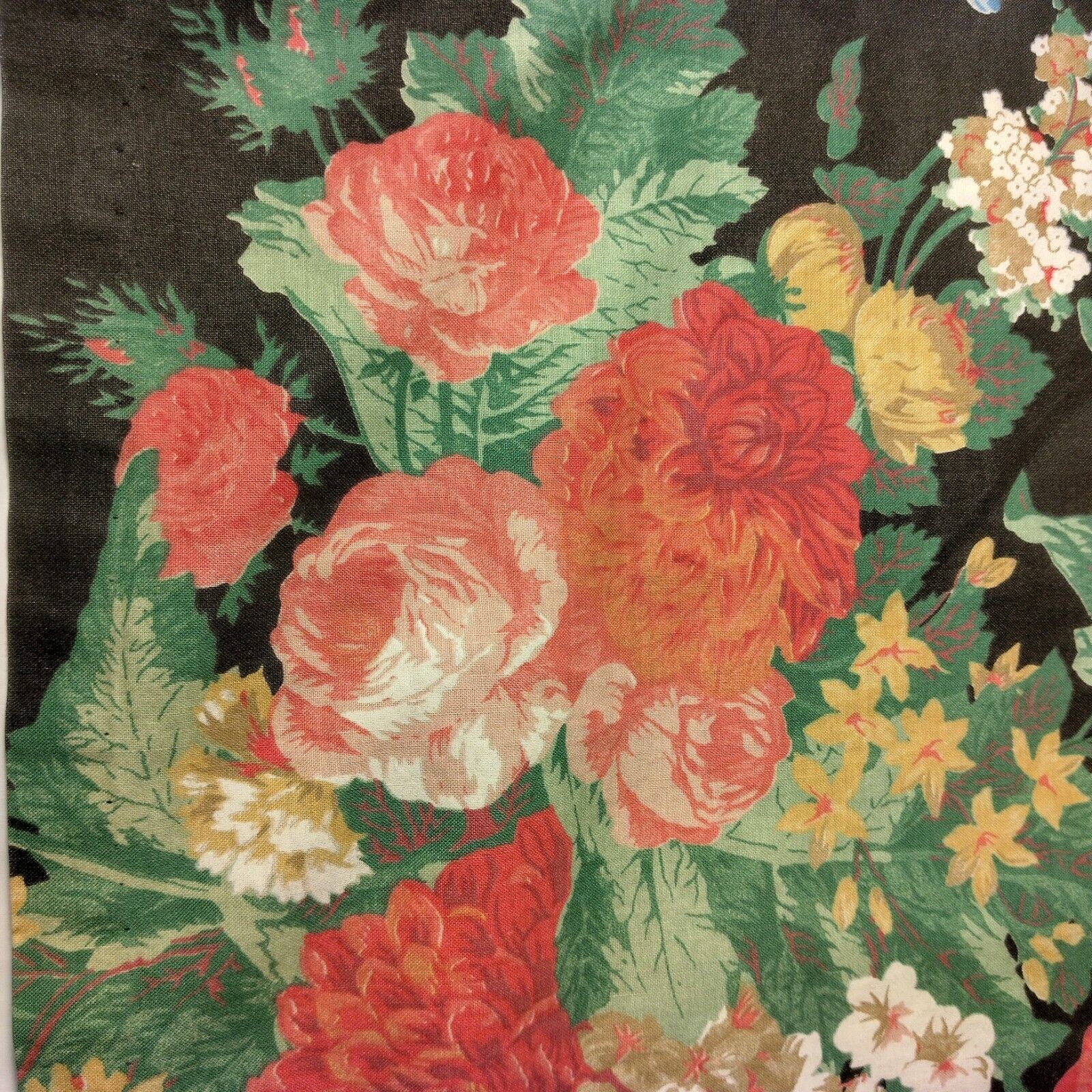 Vintage Willow Ridge Blazer Womens Size 6 Floral Peony Morning Glory Cottagecore