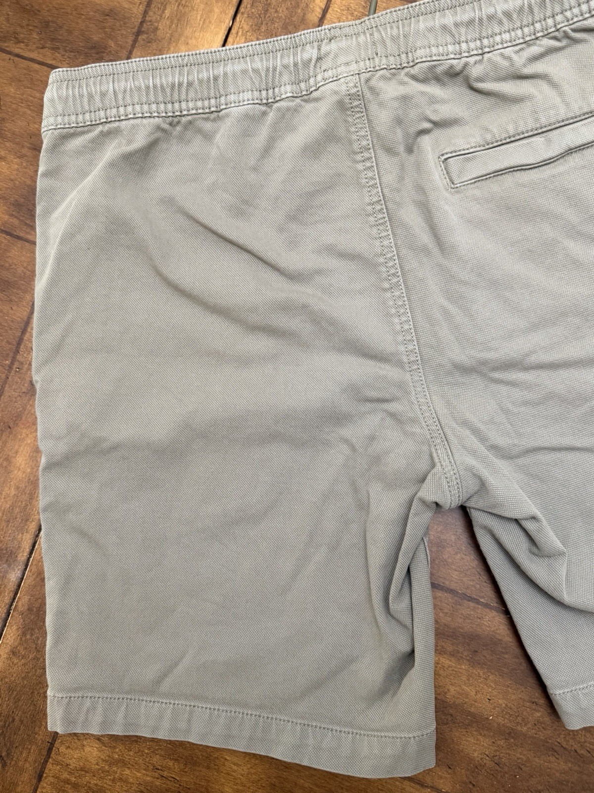 Buffalo David Bitton Mens Shorts Medium Khaki Tan Stretch Drawstring Casual