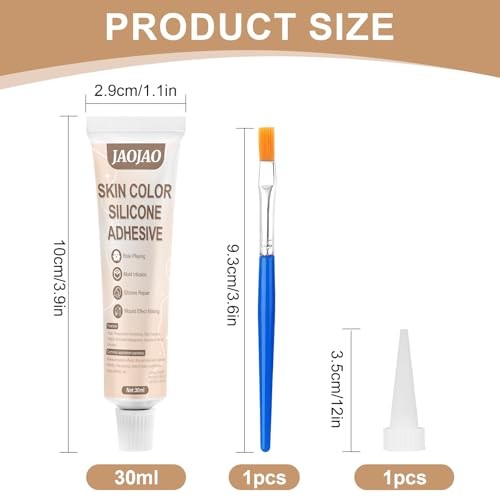 Silicone Adhesive Skin Color Silicone Adhesive Glue for Skin Doll Repair Soft