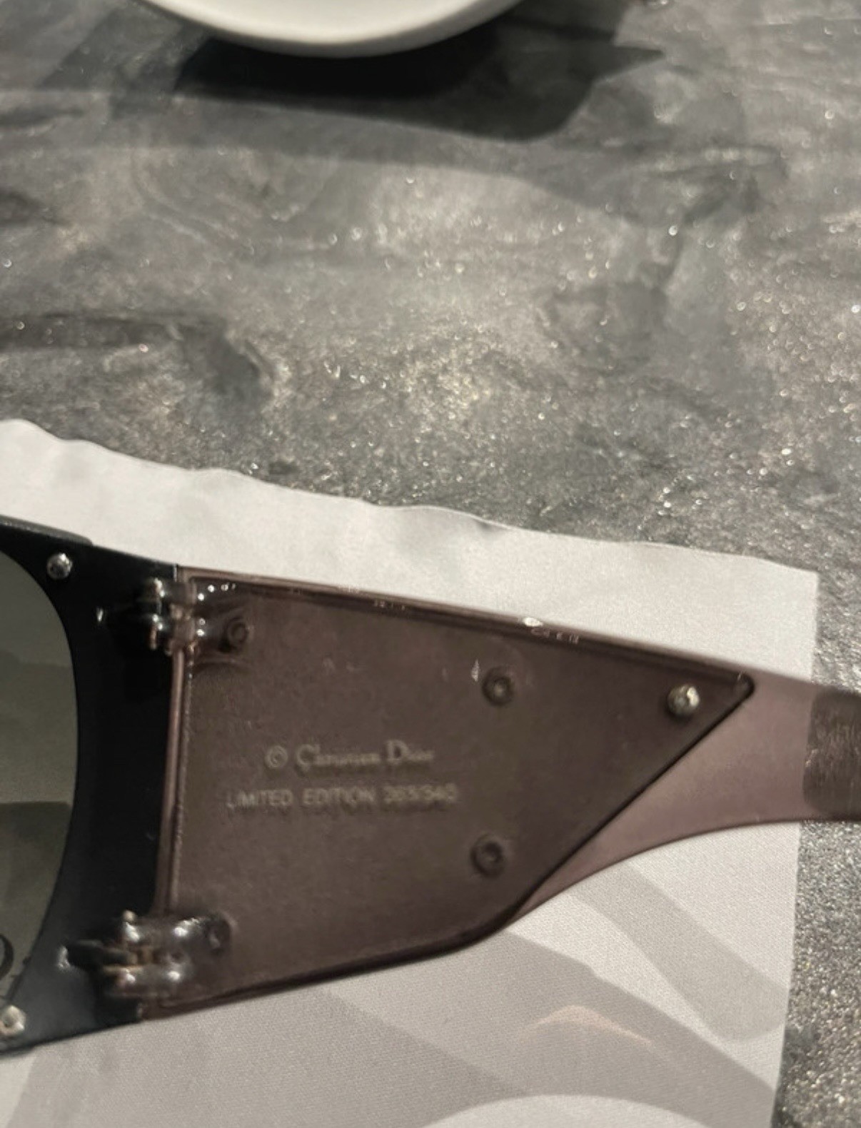 Limited edition “Grand Salon Crystal” sunglasses by Christian Dior