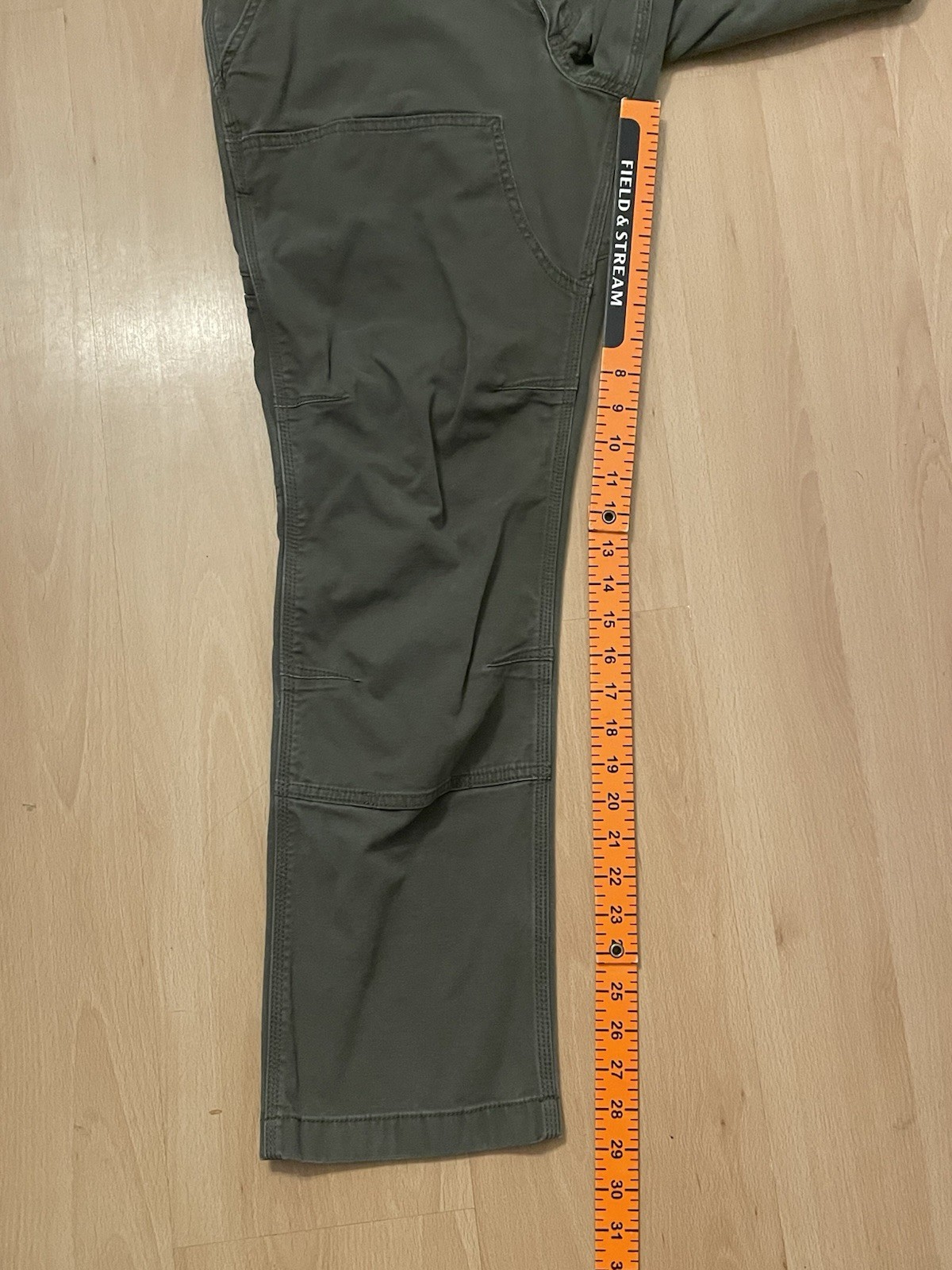 Carhartt 102802 Canvas Double Knee Pants Green Y2K Workwear Preppy 32X30 (31X29)