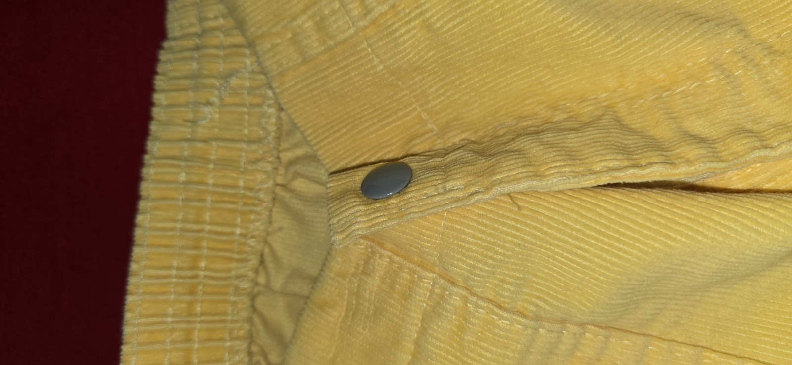 70s 80s Vintage Yellow Ocean Pacific OP Corduroy Beach Shorts Sz 36
