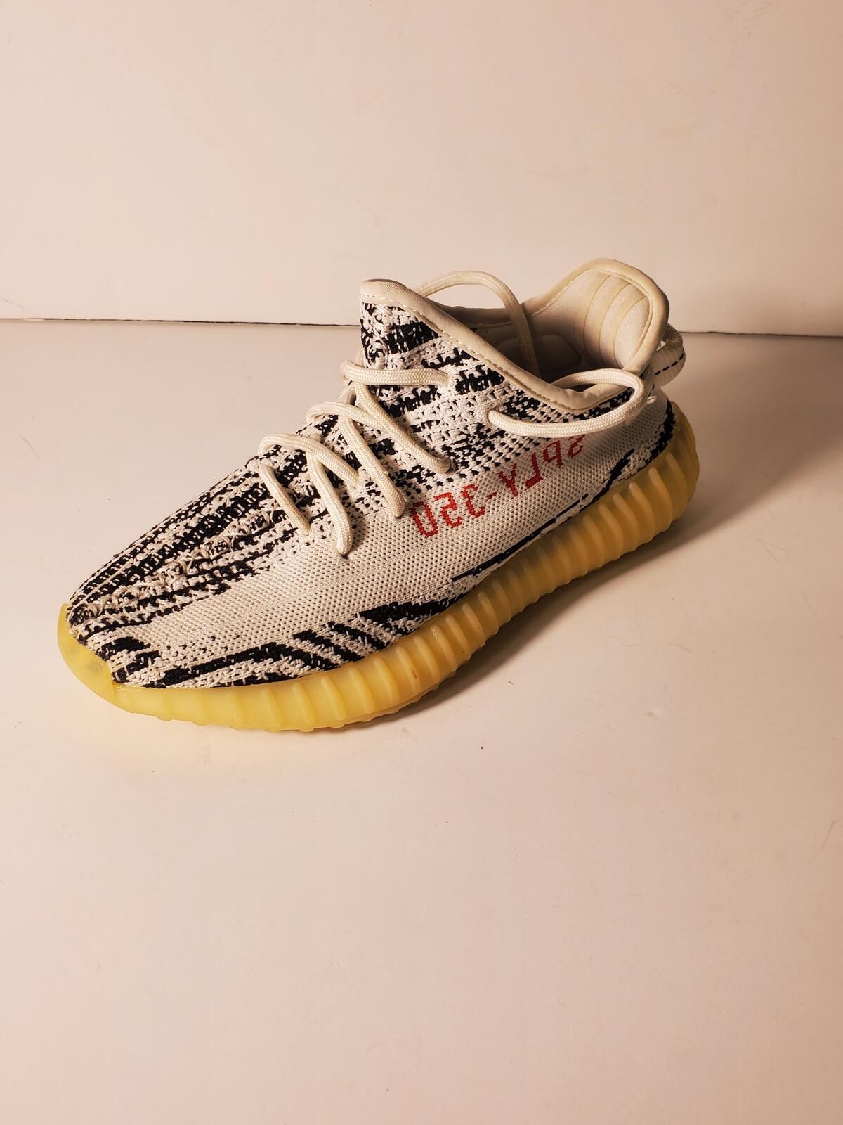 Men’s Adidas Yeezy Boost 350 V2 Zebra “Left Shoe Only” CP9654 Size 7.5