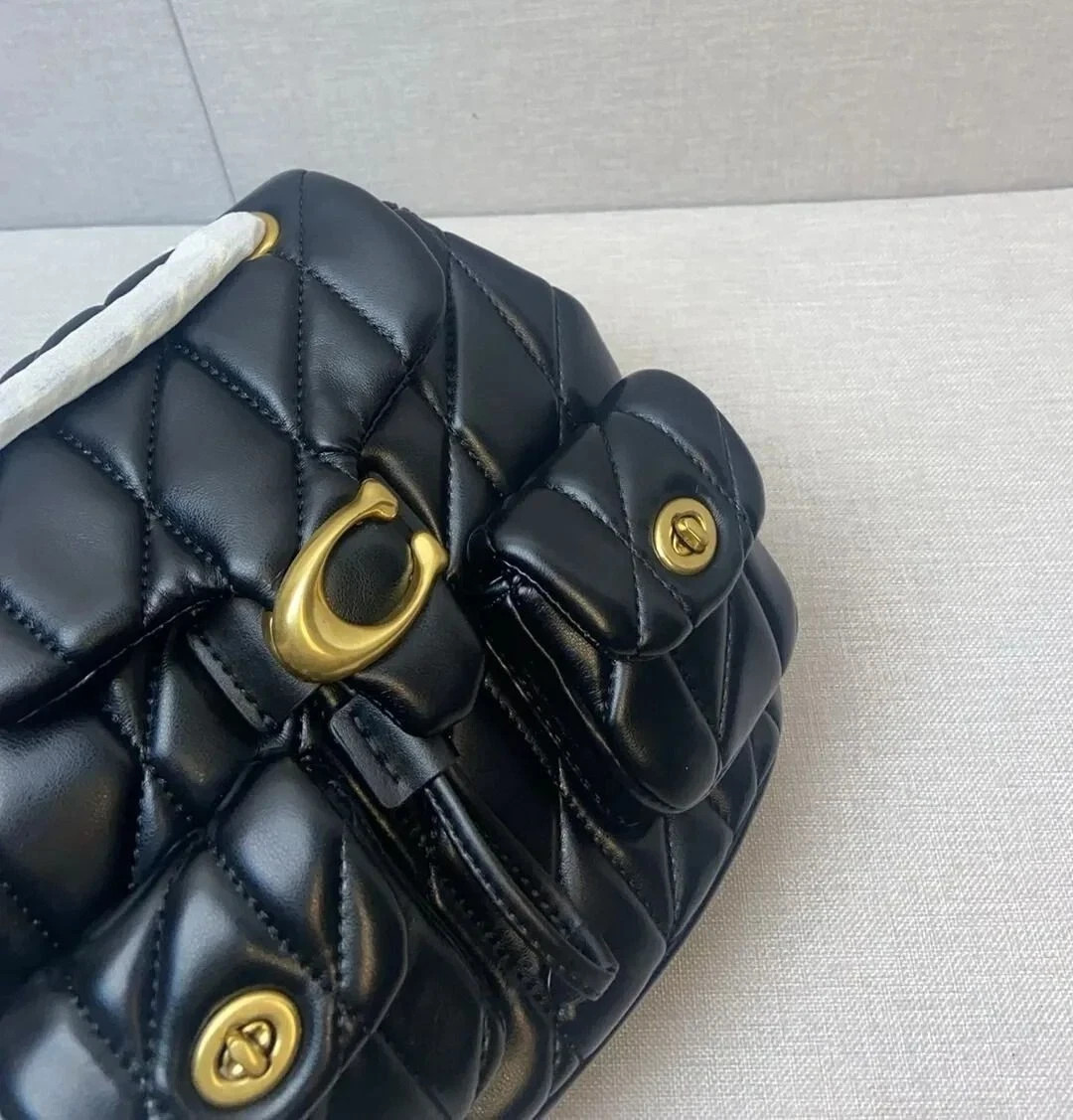 Coach Tabby Backpack Quilted CU076 Black