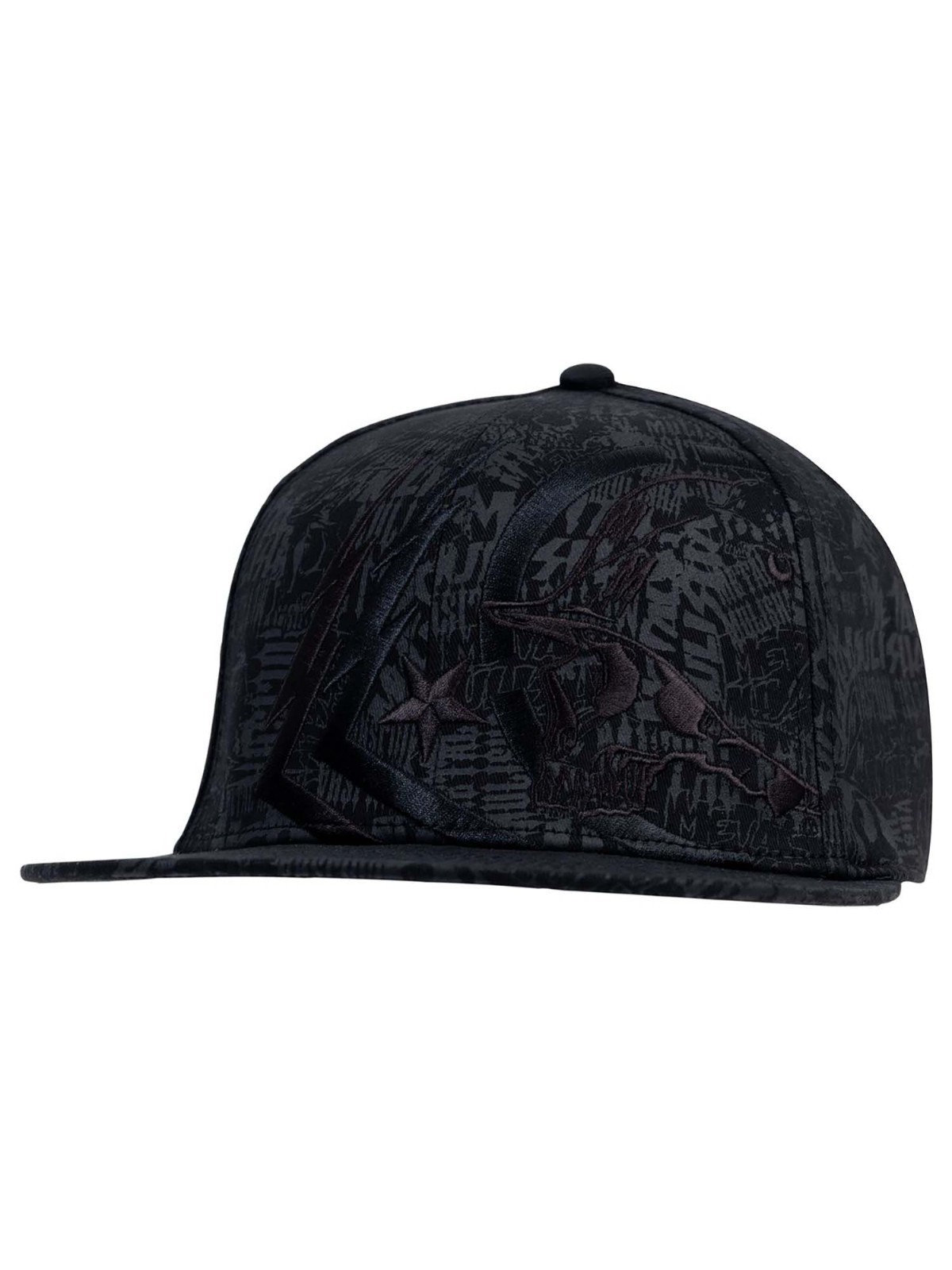 Metal Mulisha Men’s Ghost 3 Flex Hat Motocross Skull and Helmet FMX Baseball Cap