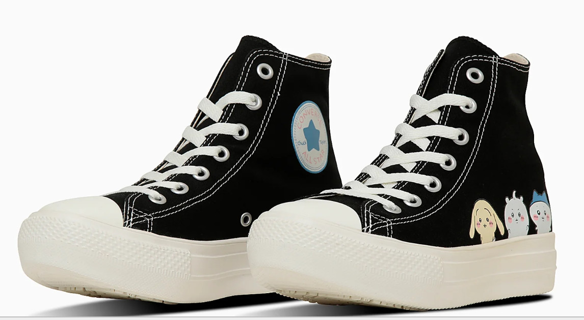 Converse x CHIIKAWA Sneakers HI Black US5.0M/7.0W/24.0cm