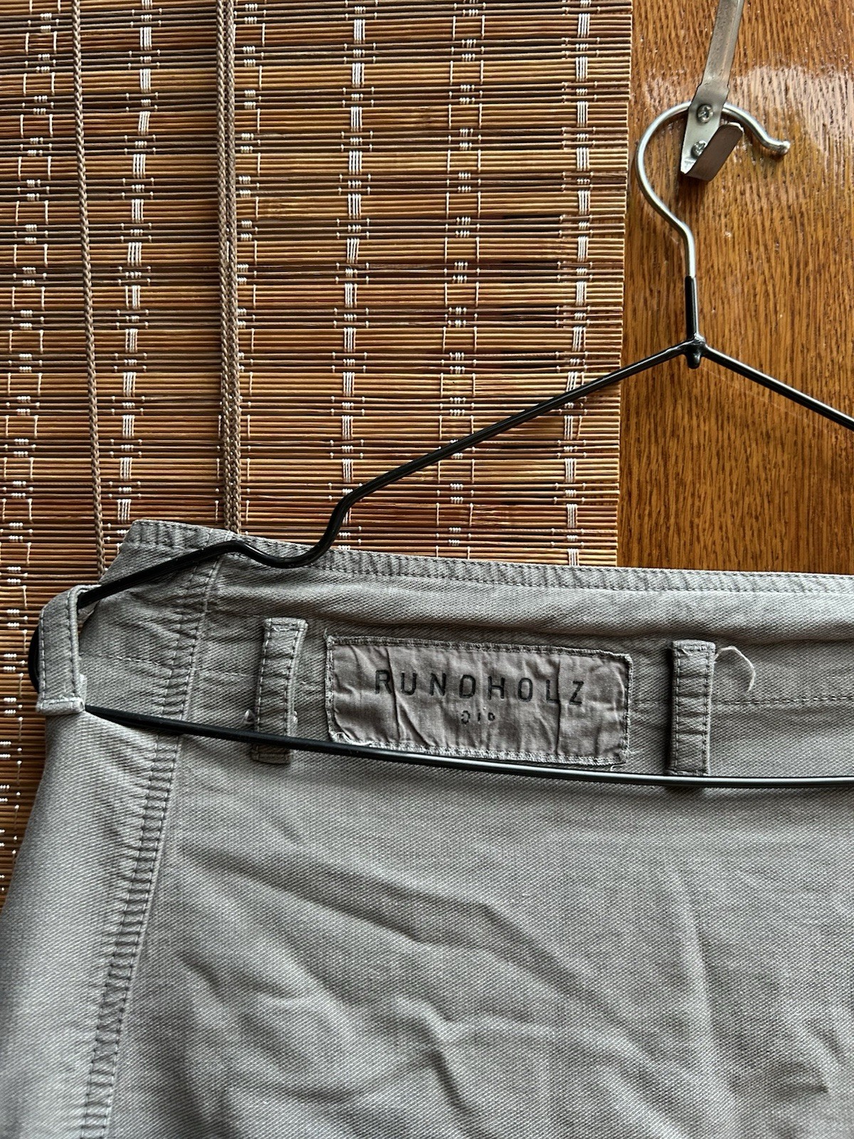 Rundholz DIP Grey Drop Crotch Cropped Pants Size XS Avant-Garde Lagenlook