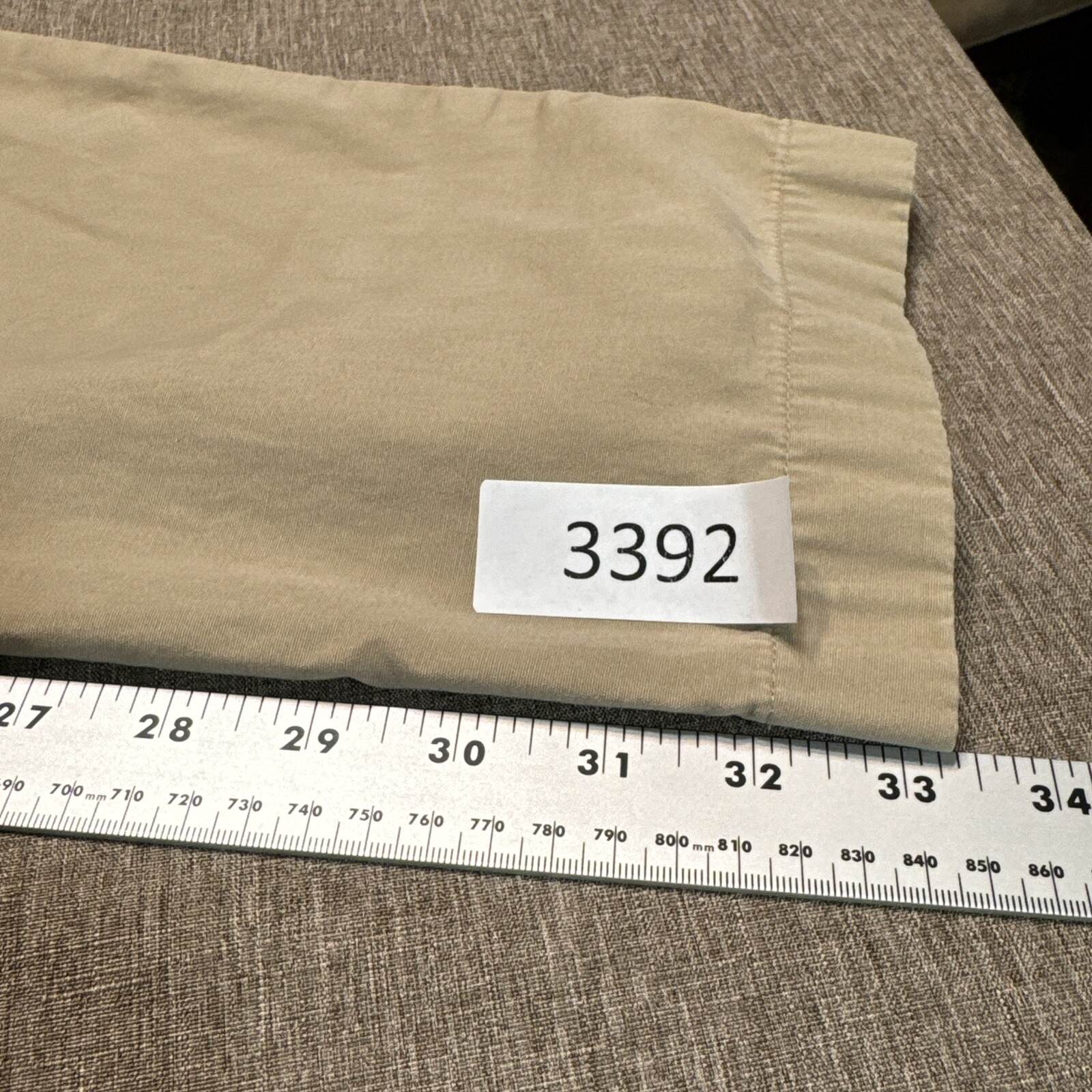 J Crew The Sutton Summerweight Chino Pants Mens 34×34 Khaki Tan 100% Cotton