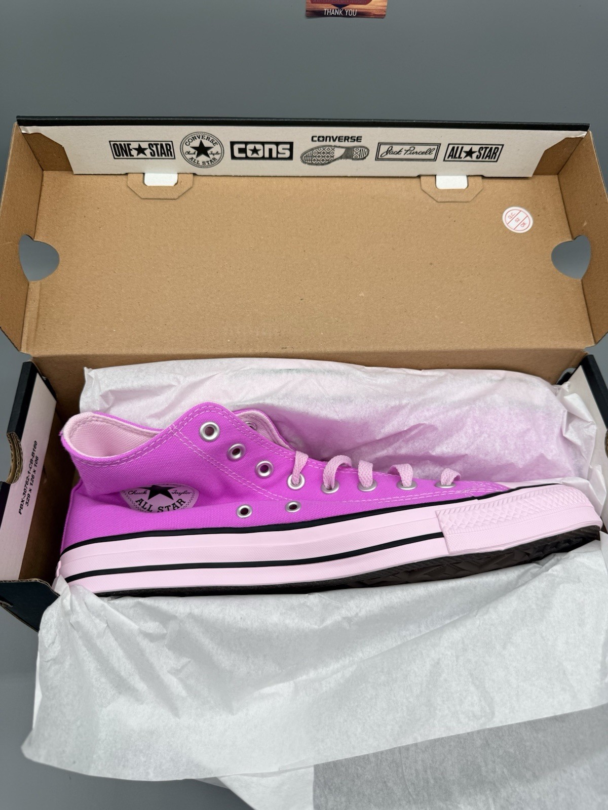 Converse All Star CTAS HI High Top Men’s 10 Women’s 12 Casual Sneaker Orchid NEW