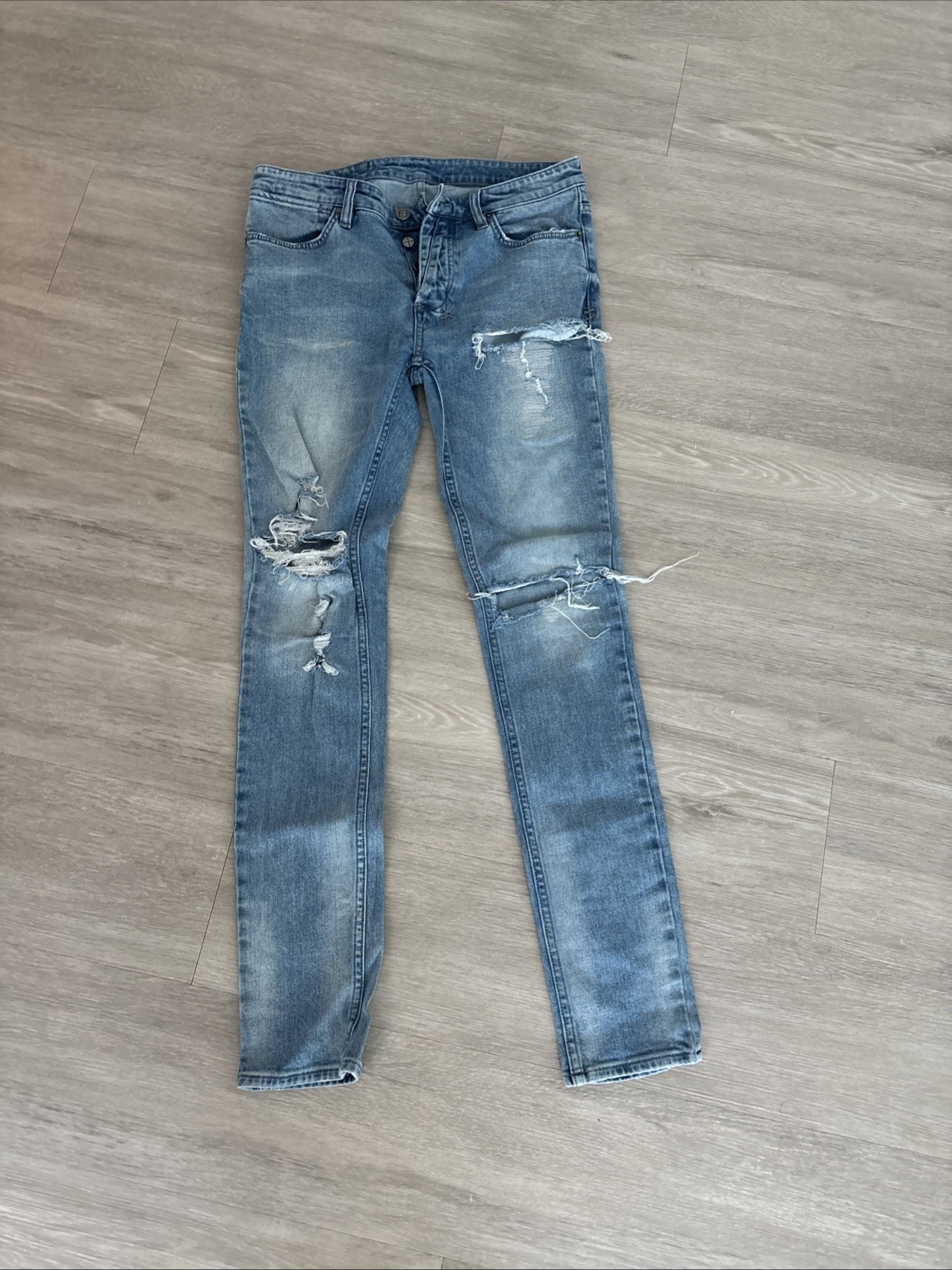Ksubi Van Winkle Skinny Leg Distressed Size 30