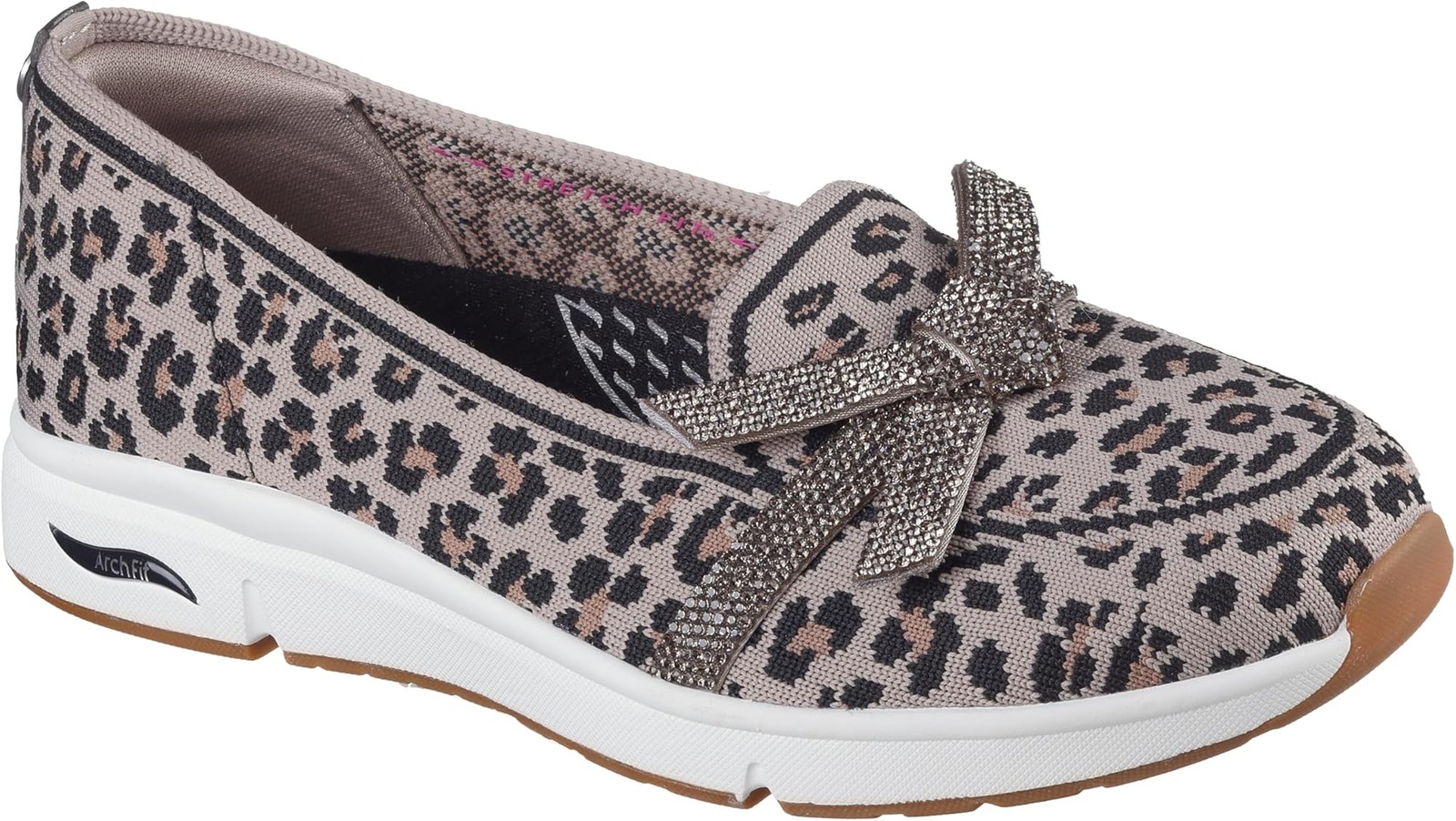 Skechers Women’s Martha Stewart Arch Fit – Living – Leopard – 5.5 B – Medium