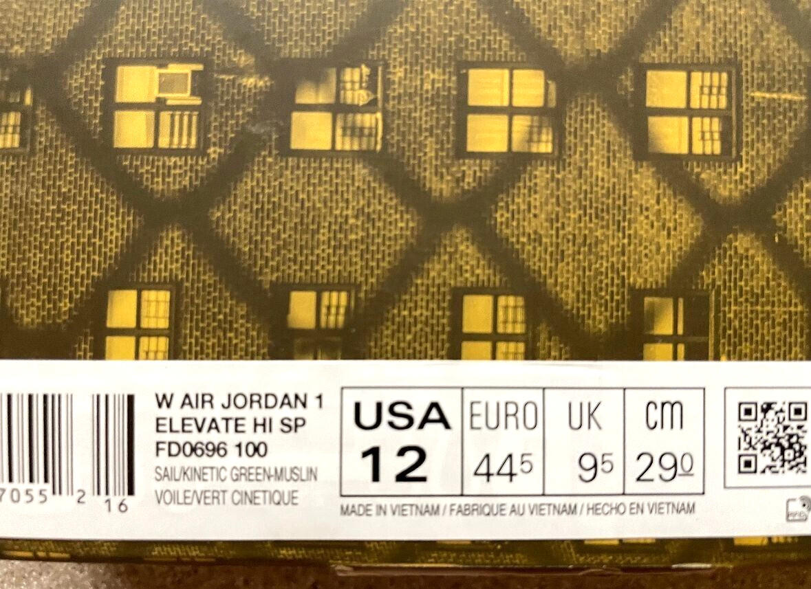 Jordan 1 High Elevate SP x Union LA x Bephies Beauty Supply – Size 12 W / 10.5 M