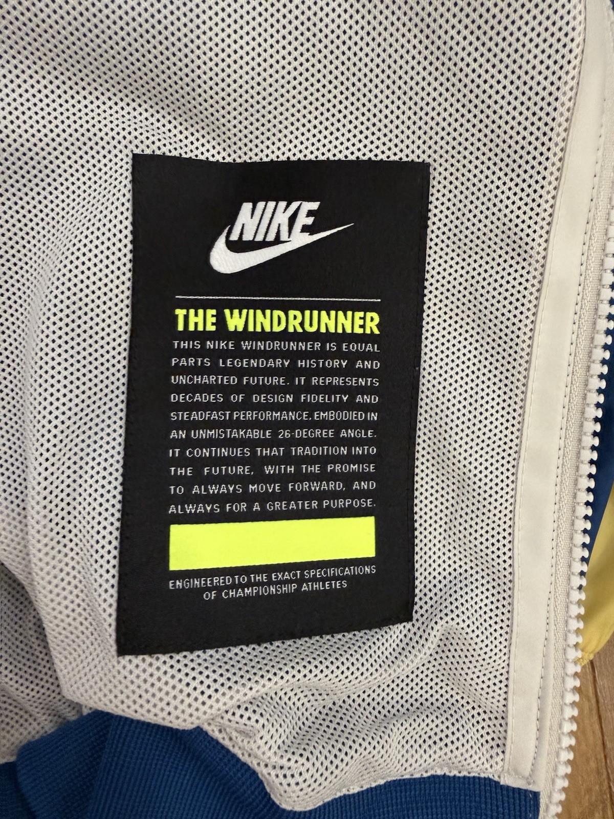 Nike Windrunner Woven Windbreaker Jacket Premier Color Multi Tricolor Hoodie XL
