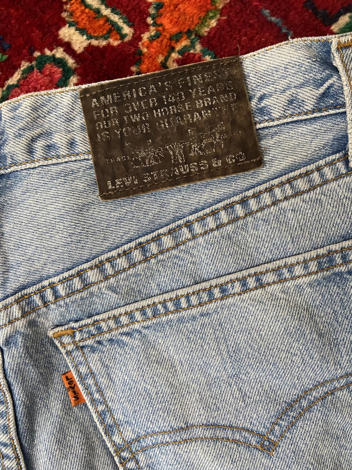 Vintage Levi’s 615 Orange Tab Straight Jeans W32