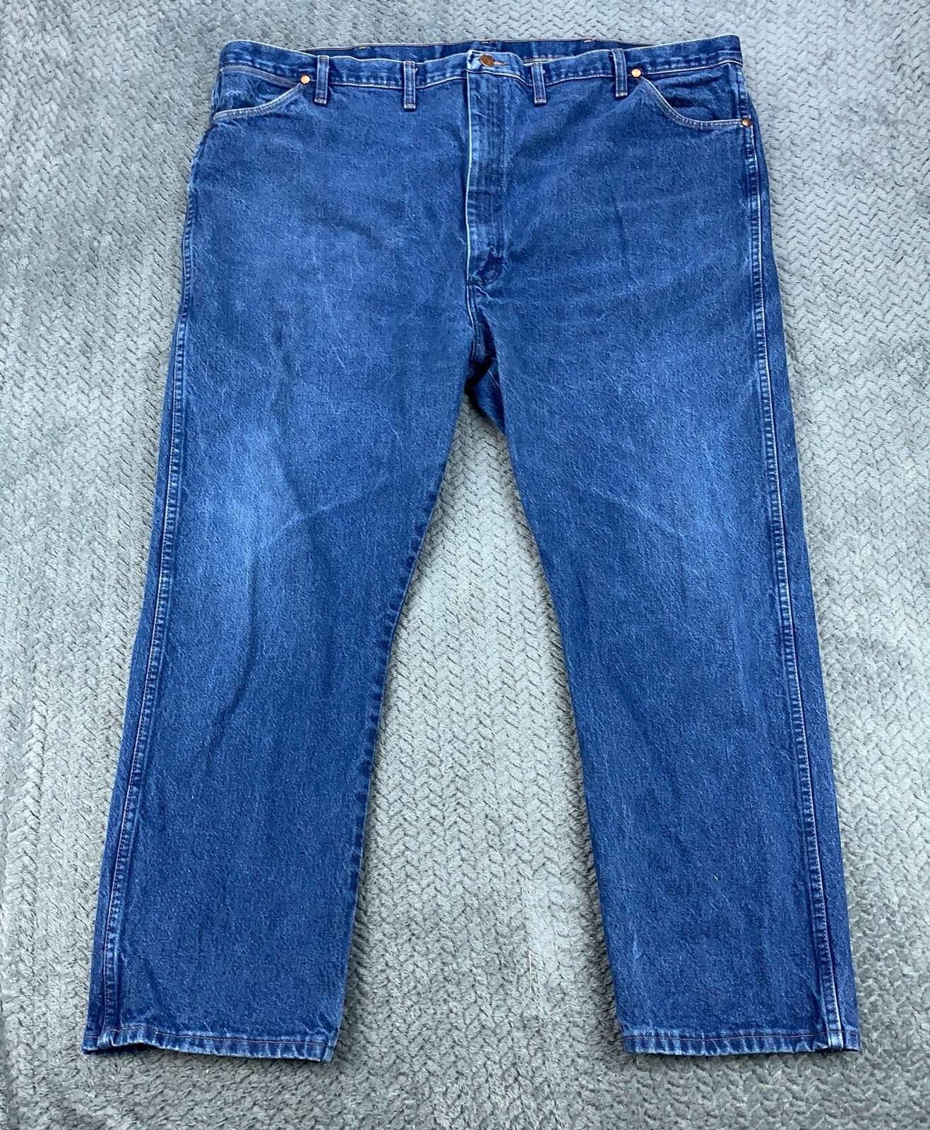 Vintage Wrangler Jeans Mens 50×30 (48×29) Blue Cowboy Cut 13MWZPW Western Denim