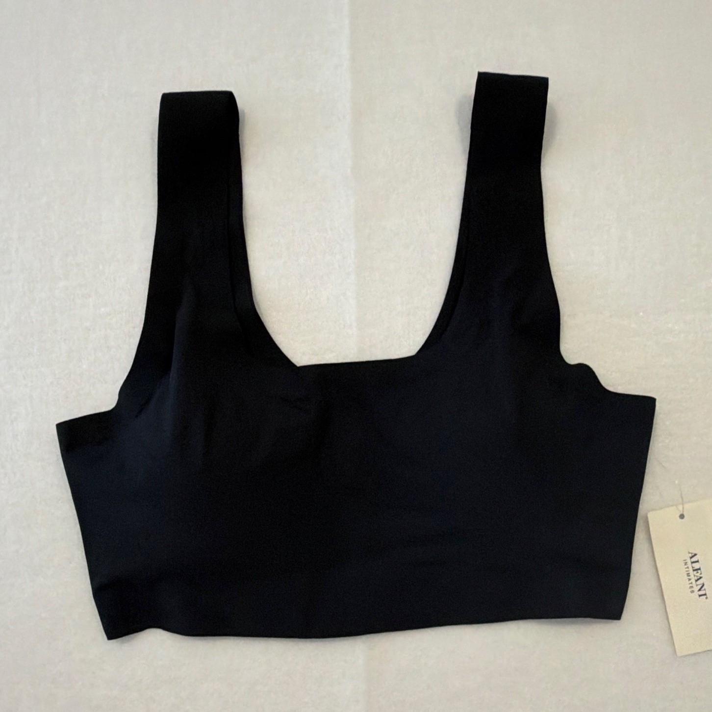 Alfani Intimates Wireless Pullover Bralette Black S Wide Strap MPN 100144203