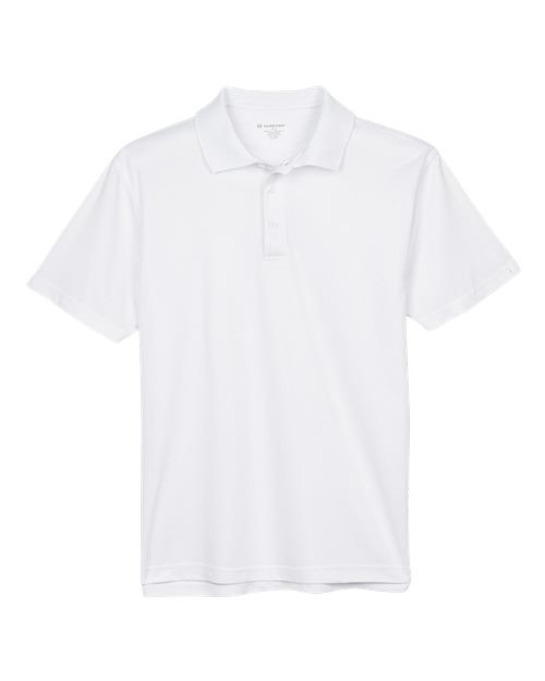 Harriton Men’s Polyester Jersey Polo M315